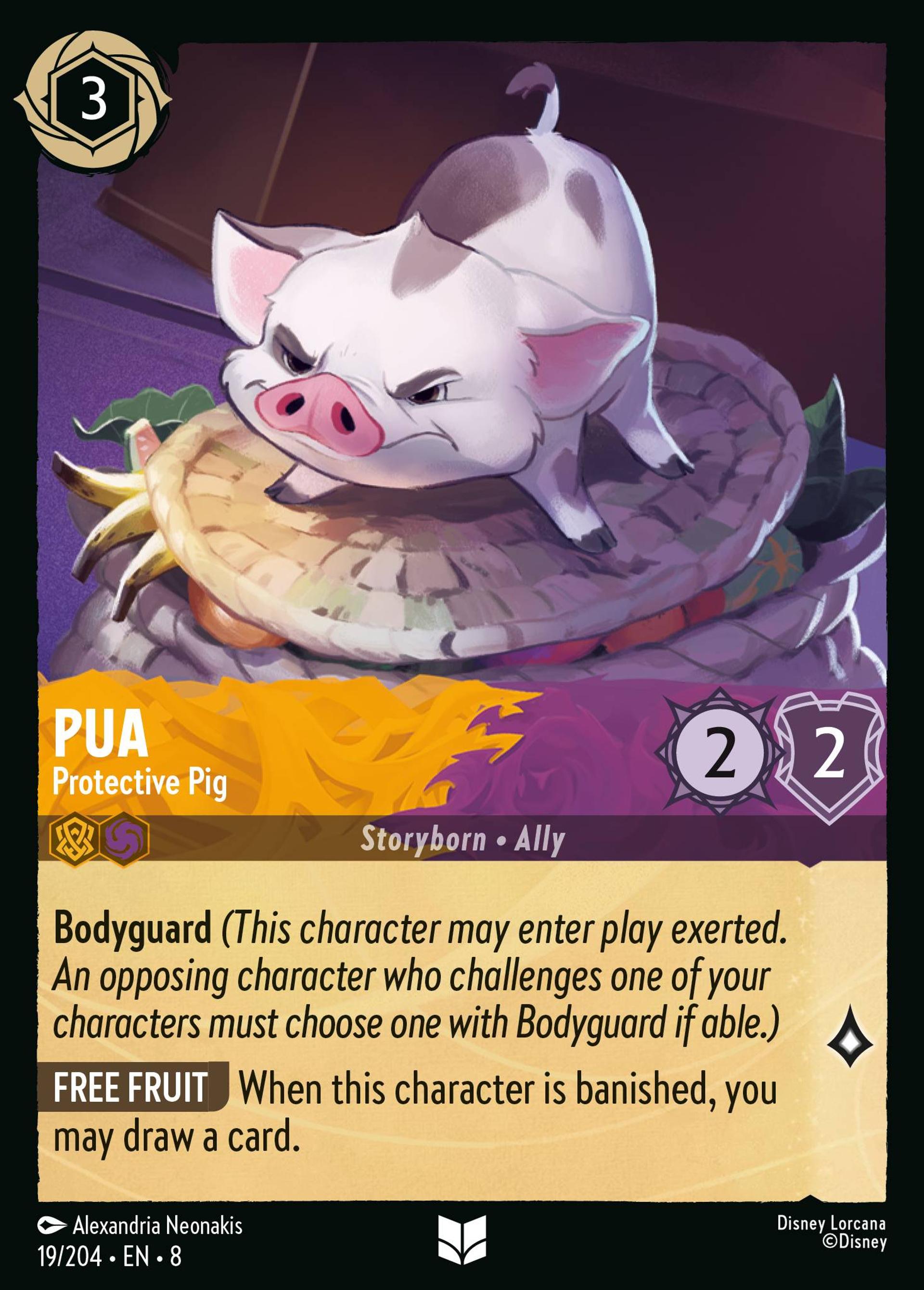 Pua - Protective Pig — The Reign of Jafar — Lorcana