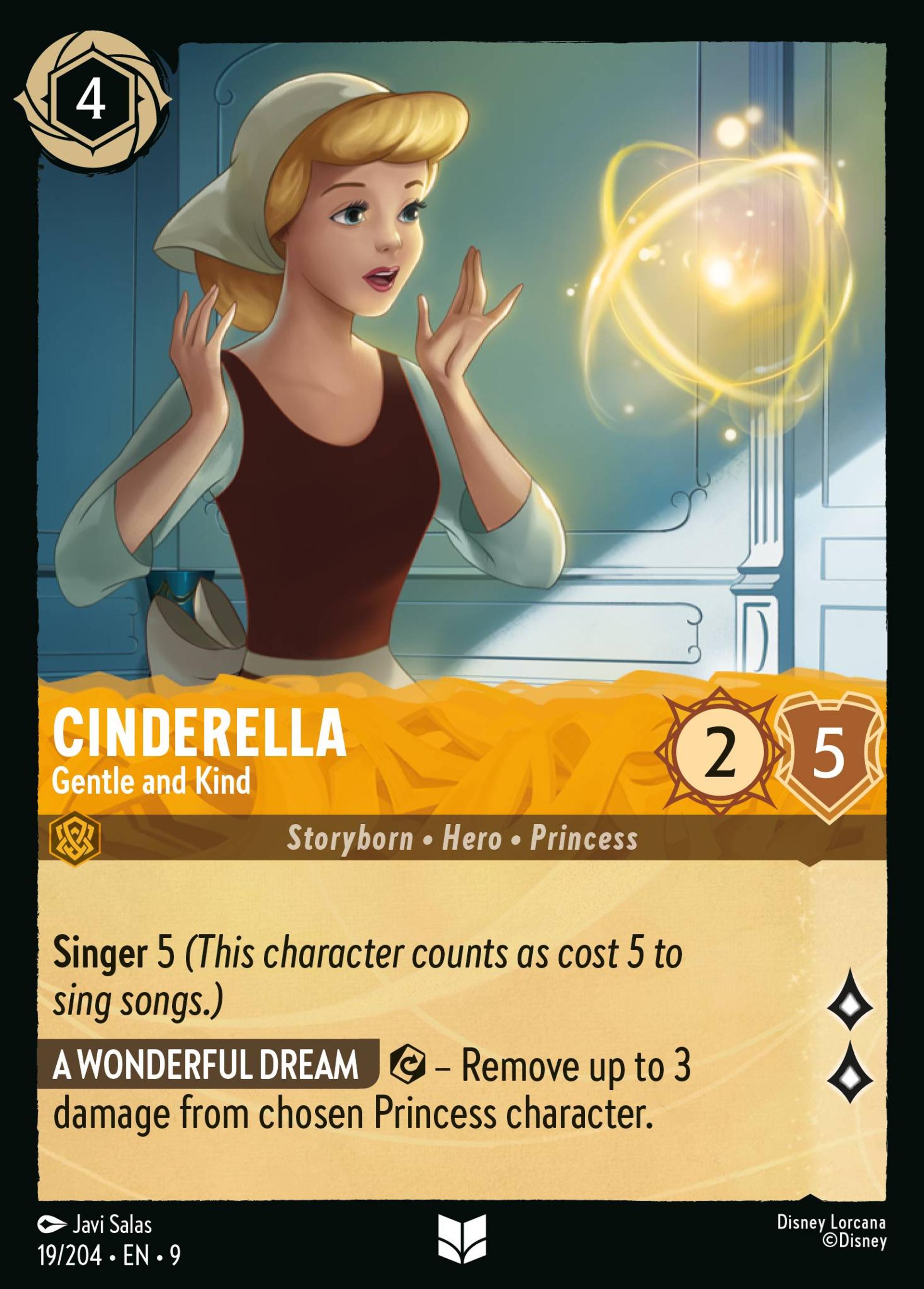 Cinderella - Gentle and Kind — Fabled — Lorcana