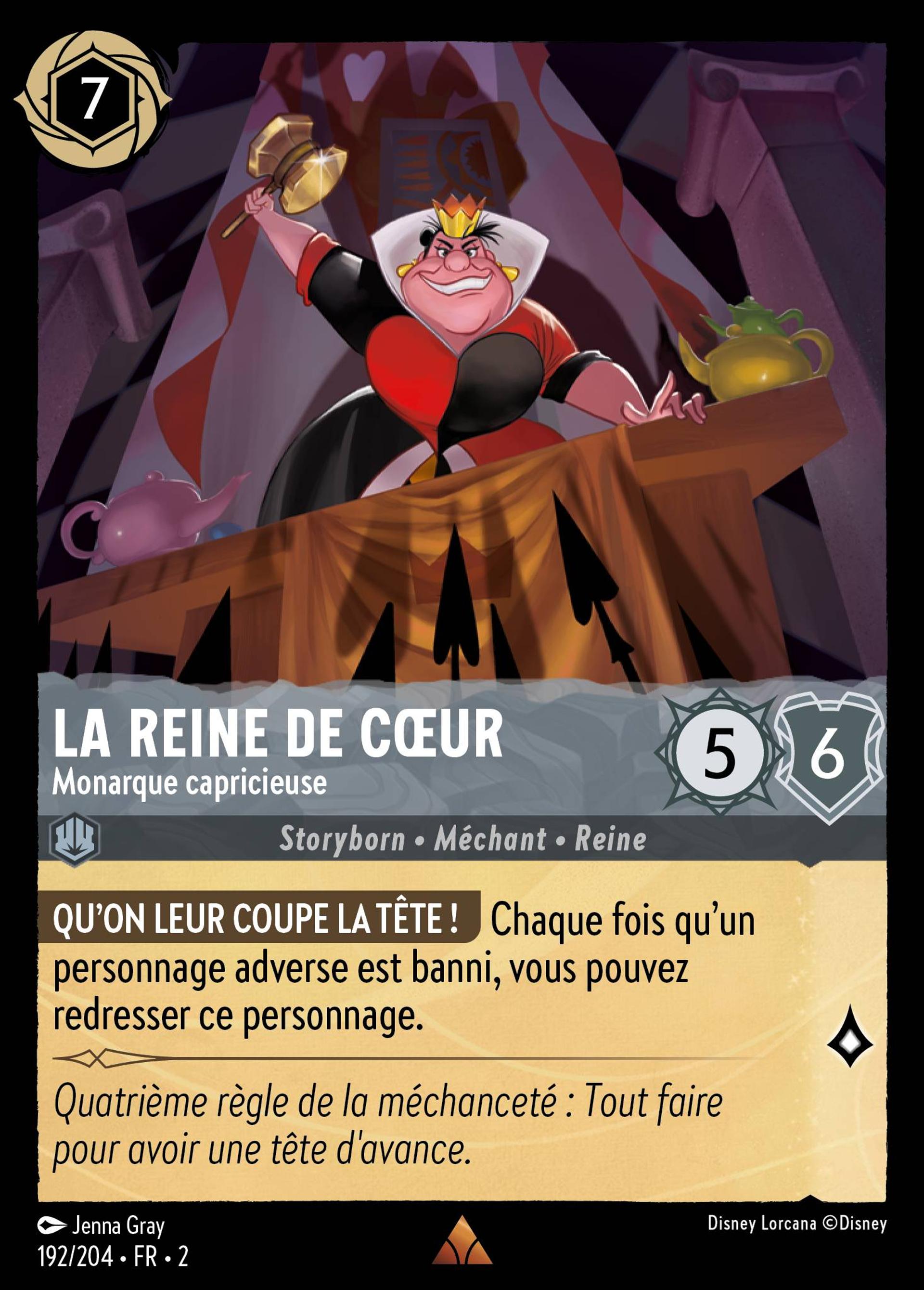 La Reine de Cœur - Monarque capricieuse — Rise of the Floodborn — Lorcana