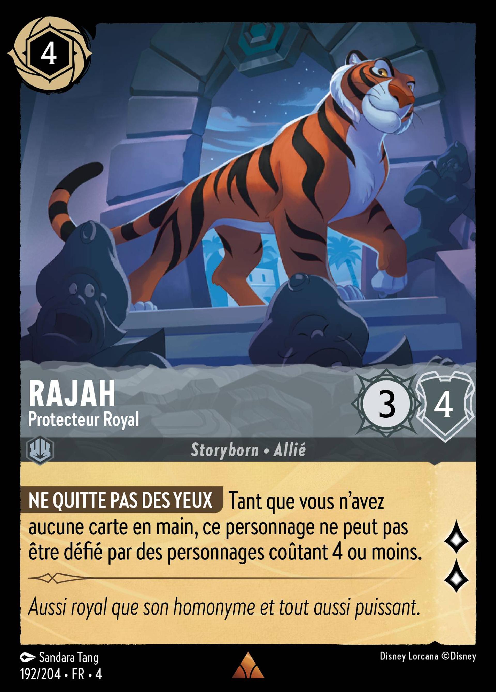 Rajah - Protecteur Royal — Ursula's Return — Lorcana