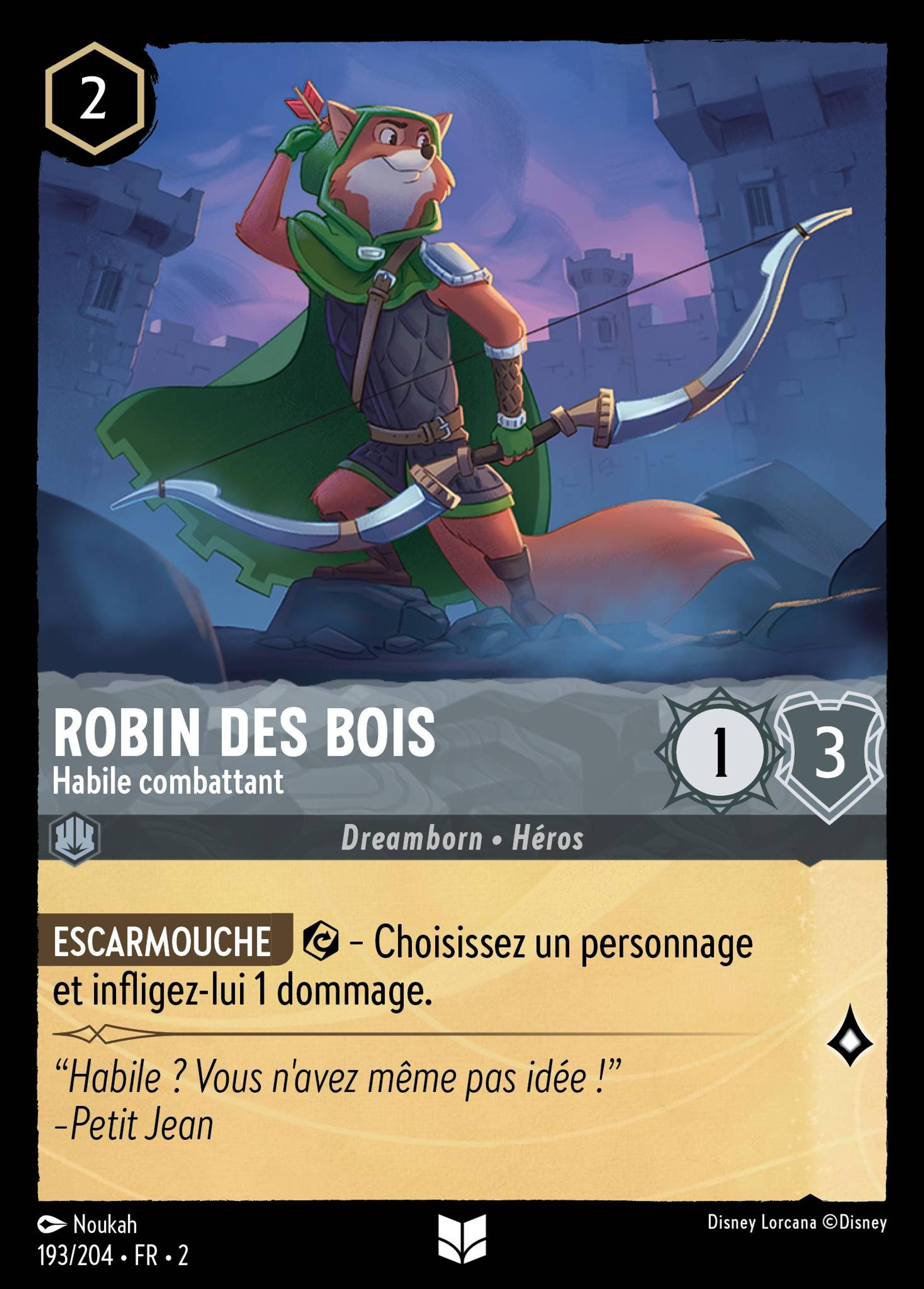 Robin des Bois - Habile combattant — Rise of the Floodborn — Lorcana