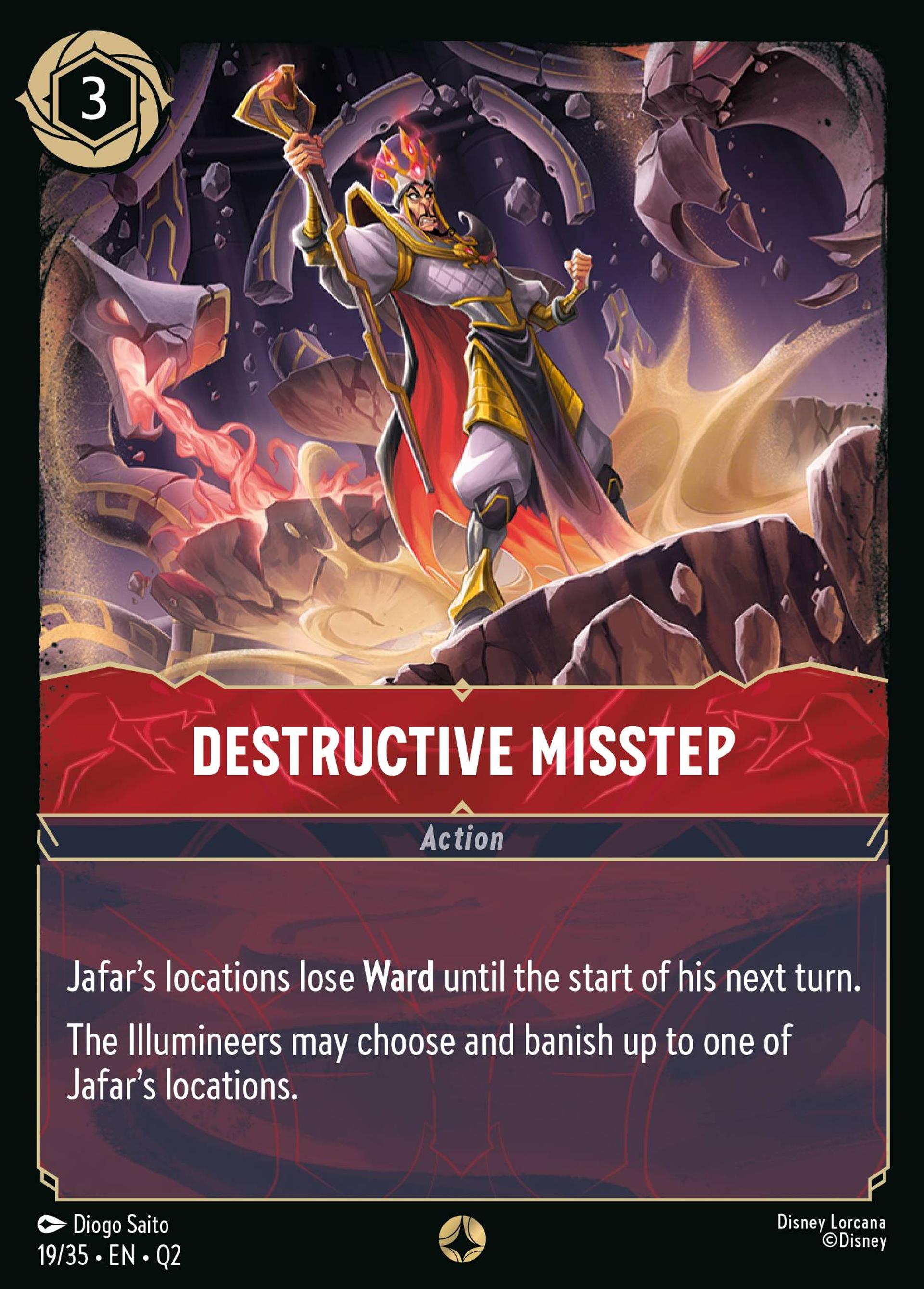 Destructive Misstep — Illumineer's Quest: Palace Heist — Lorcana