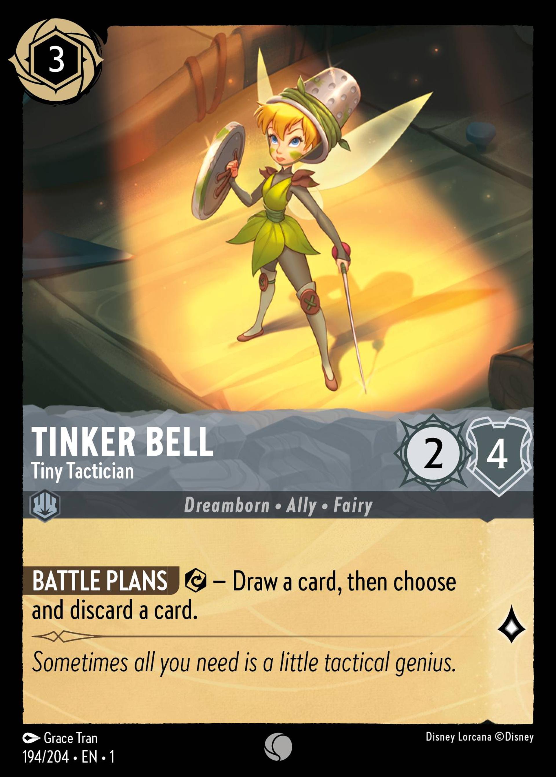 Tinker Bell - Tiny Tactician — The First Chapter — Lorcana