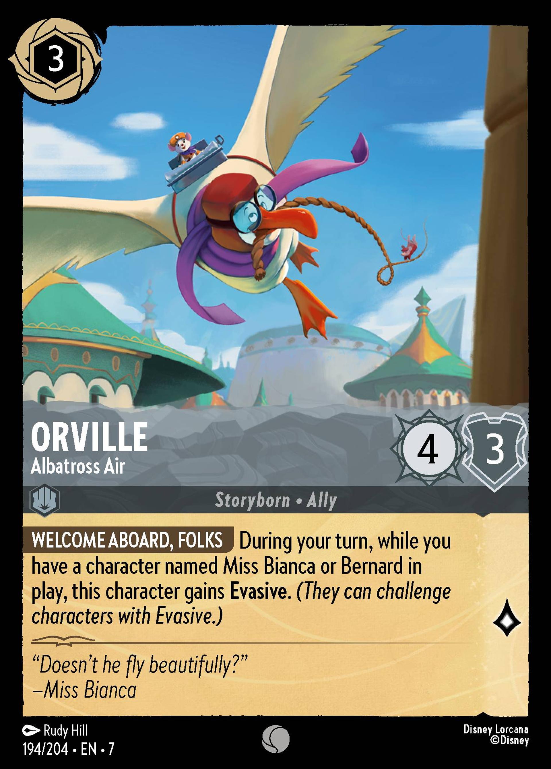 Orville - Albatross Air — Archazia's Island — Lorcana