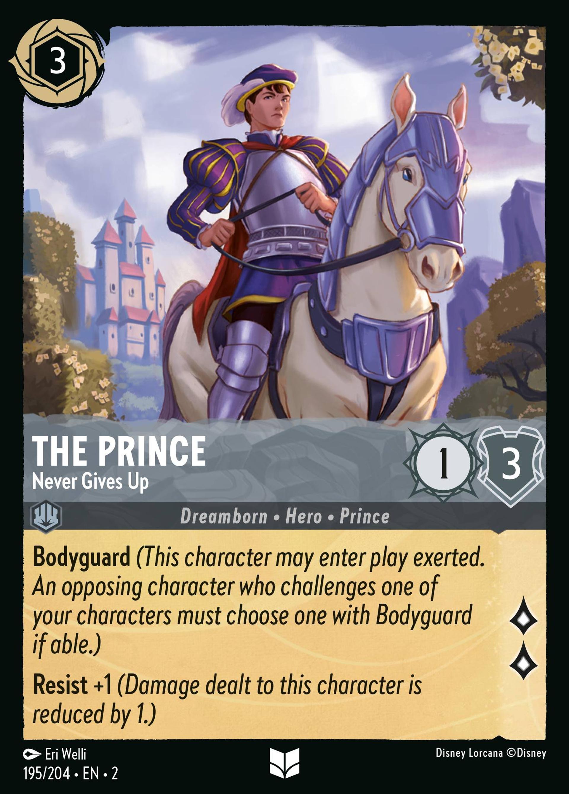 The Prince - Never Gives Up — Rise of the Floodborn — Lorcana
