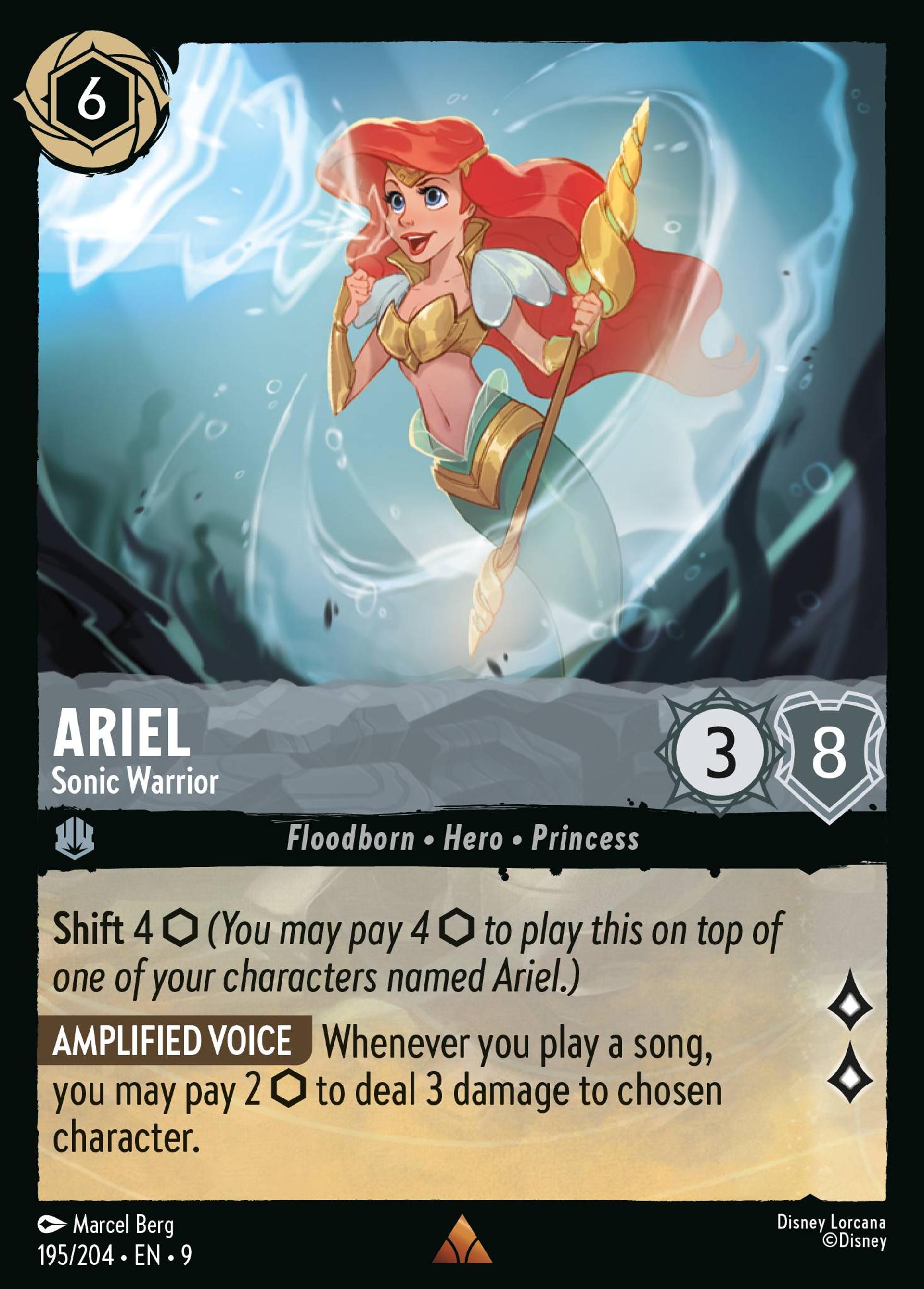 Ariel - Sonic Warrior — Fabled — Lorcana