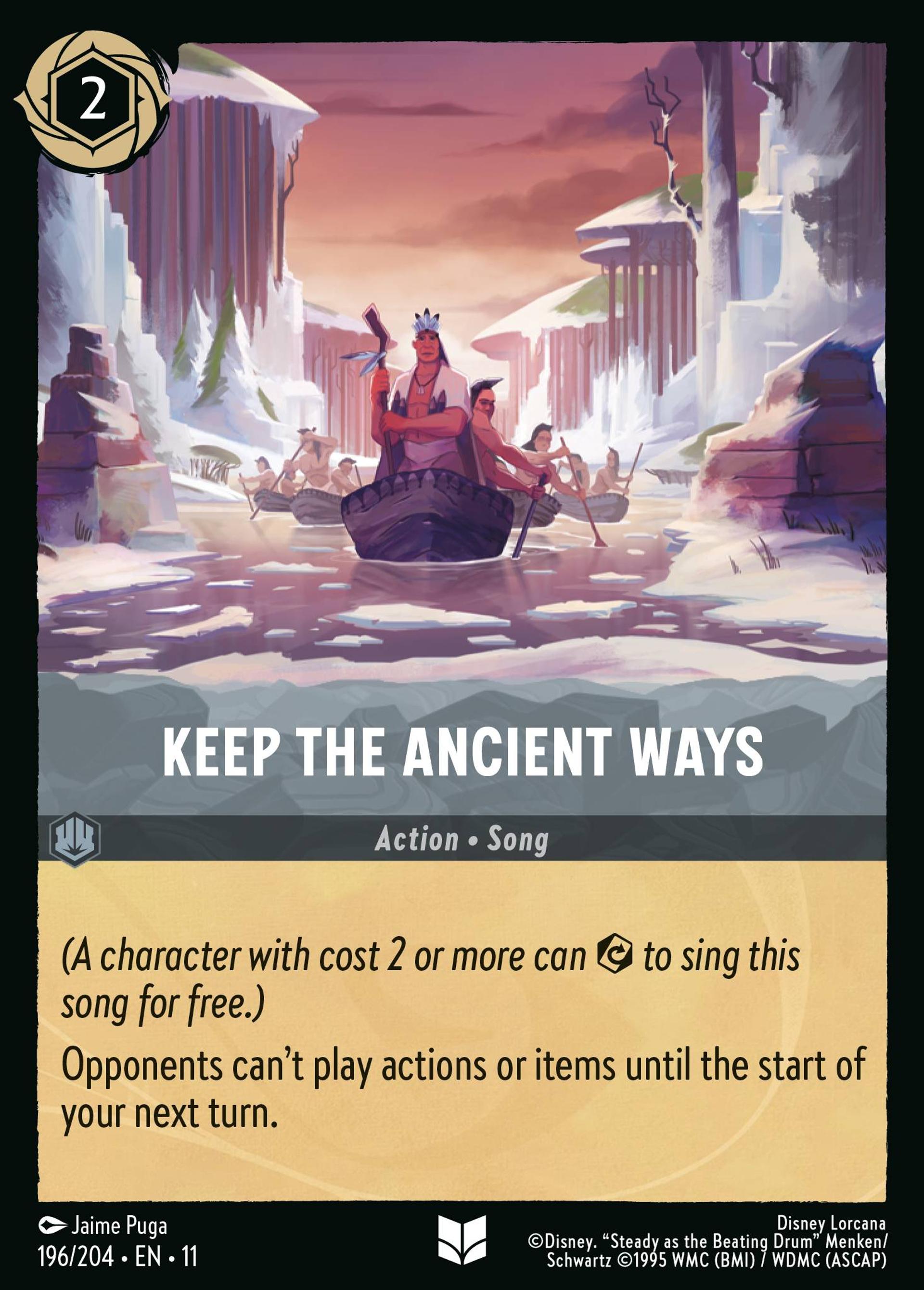 Garde le feu millénaire — Winterspell — Lorcana