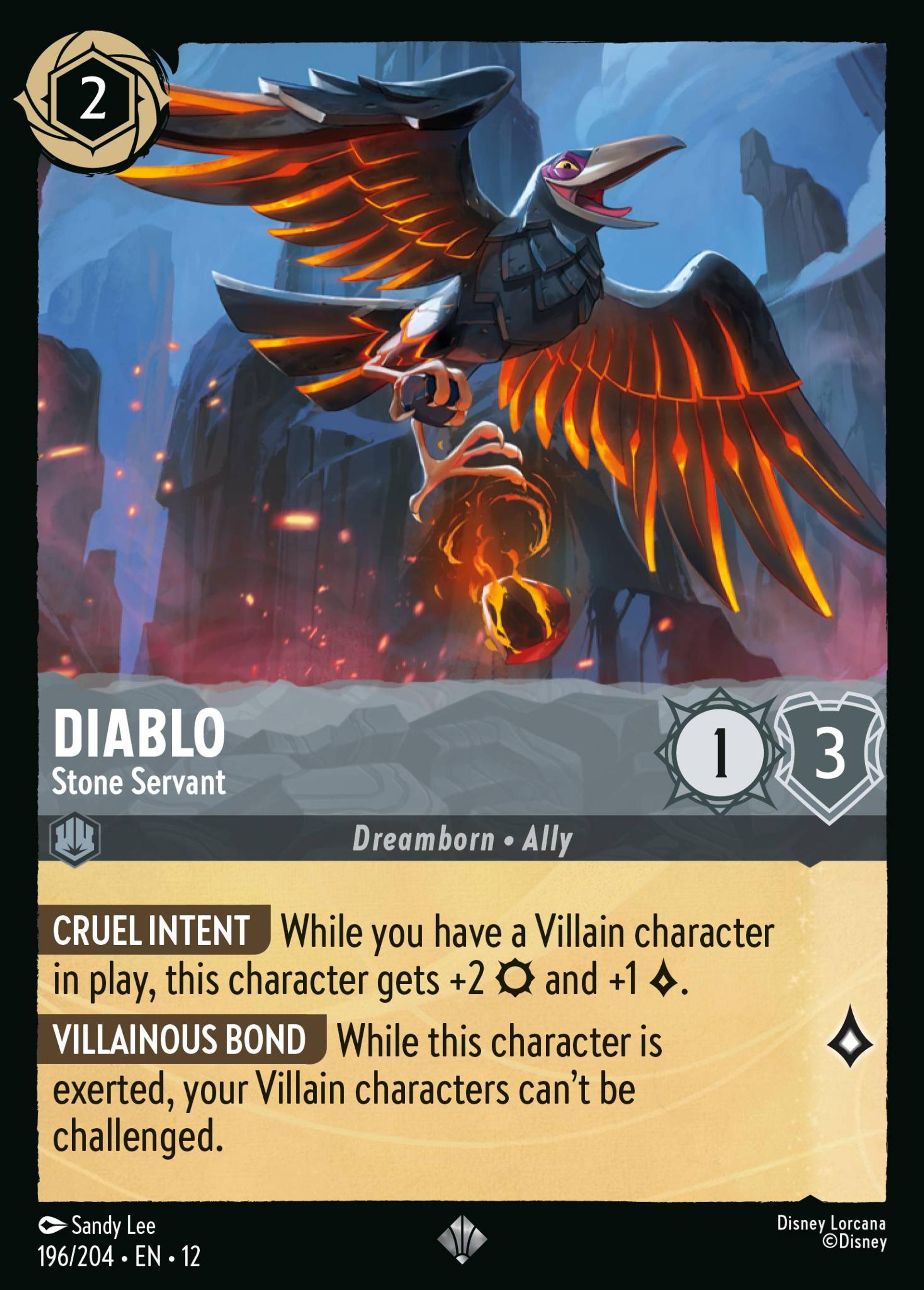 Diablo - Serviteur de pierre — Wilds Unknown — Lorcana