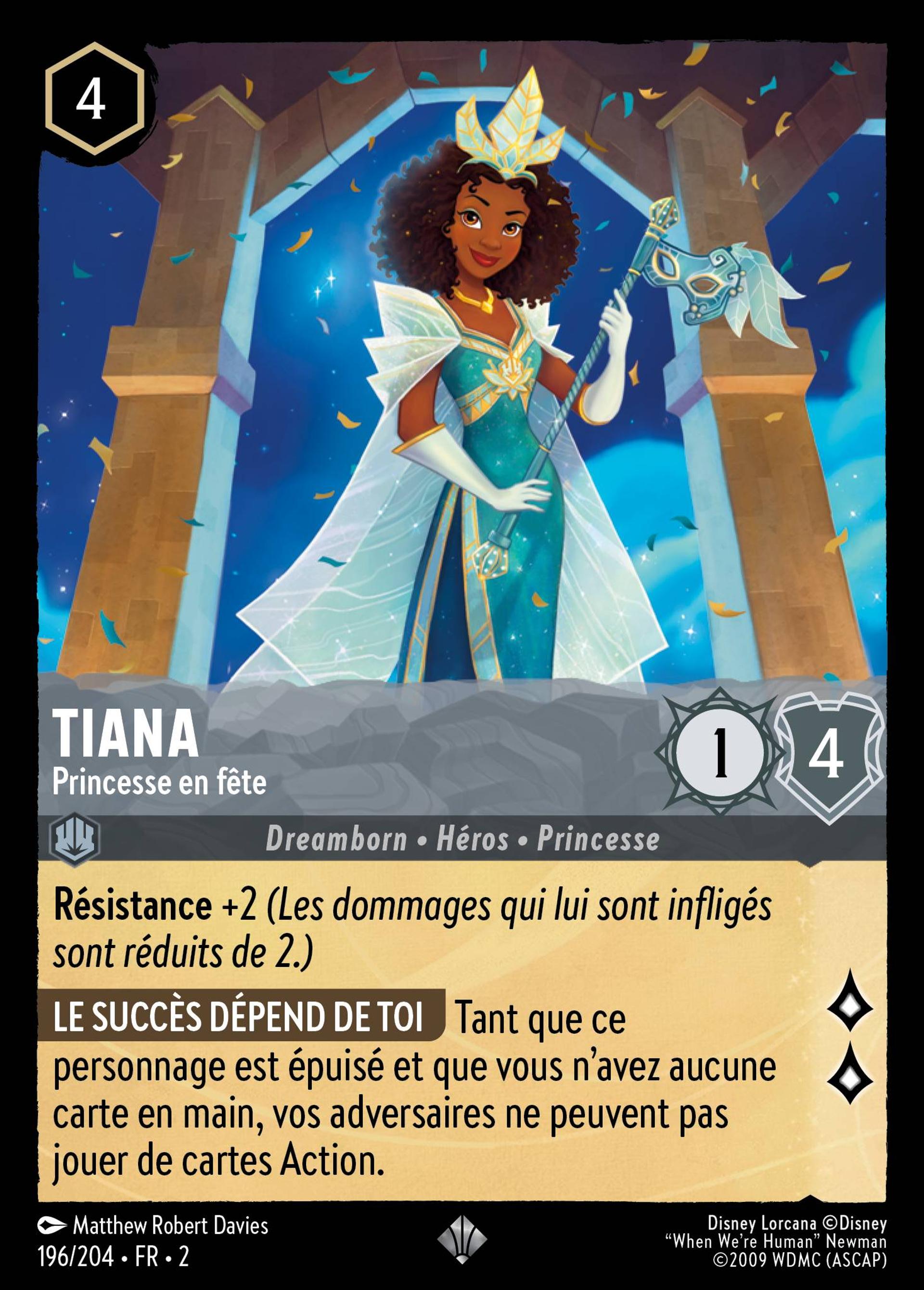 Tiana - Princesse en fête — Rise of the Floodborn — Lorcana