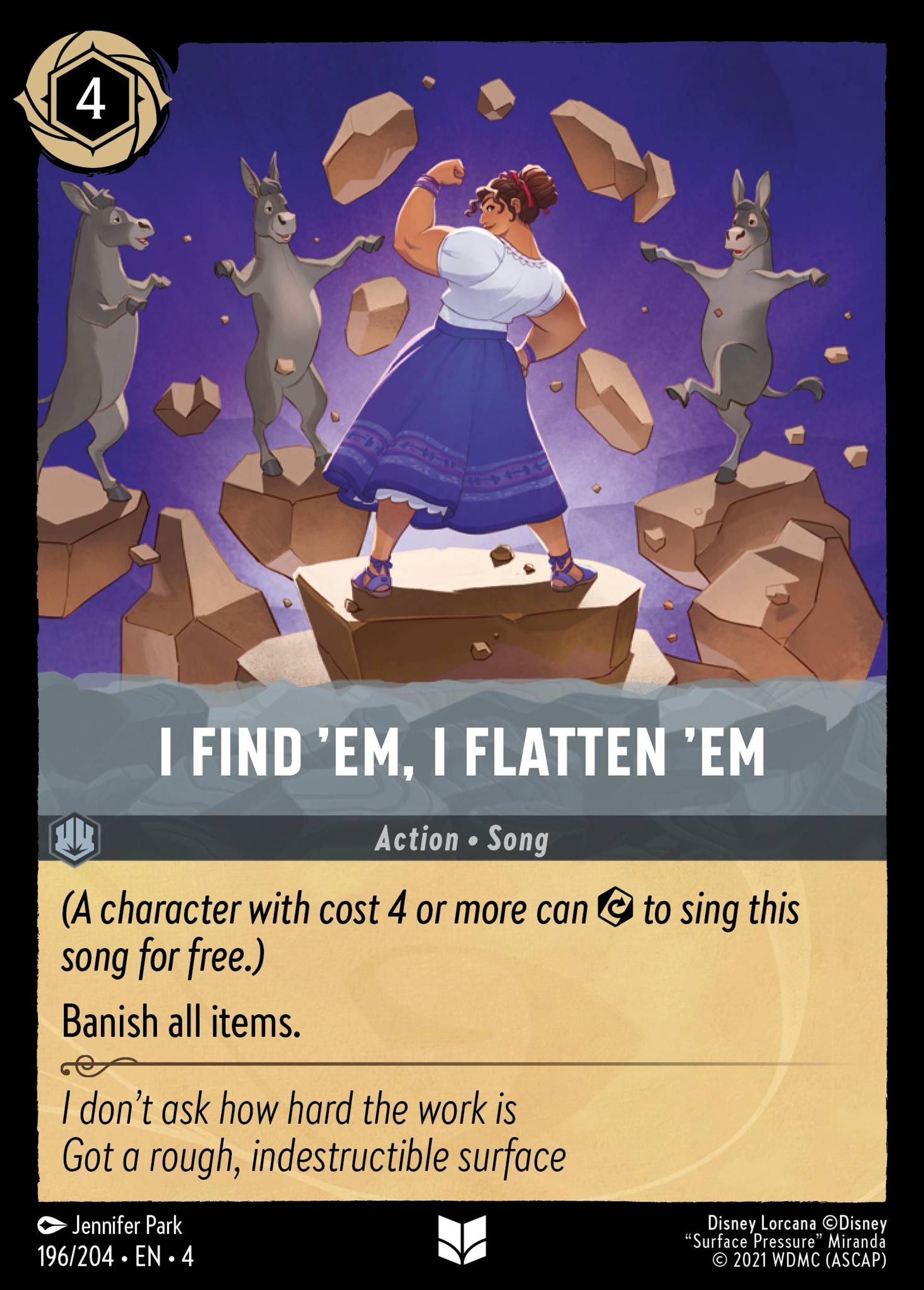 I Find 'Em, I Flatten 'Em — Ursula's Return — Lorcana