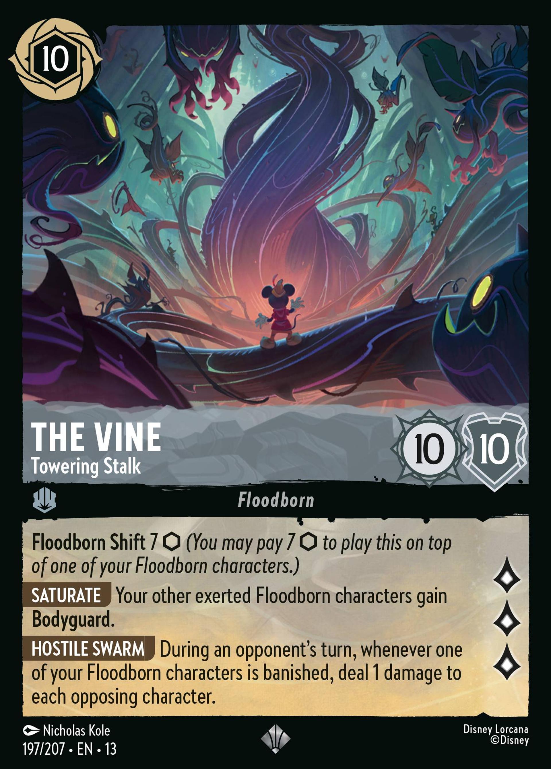 The Vine - Towering Stalk — Attack of the Vine! — Lorcana