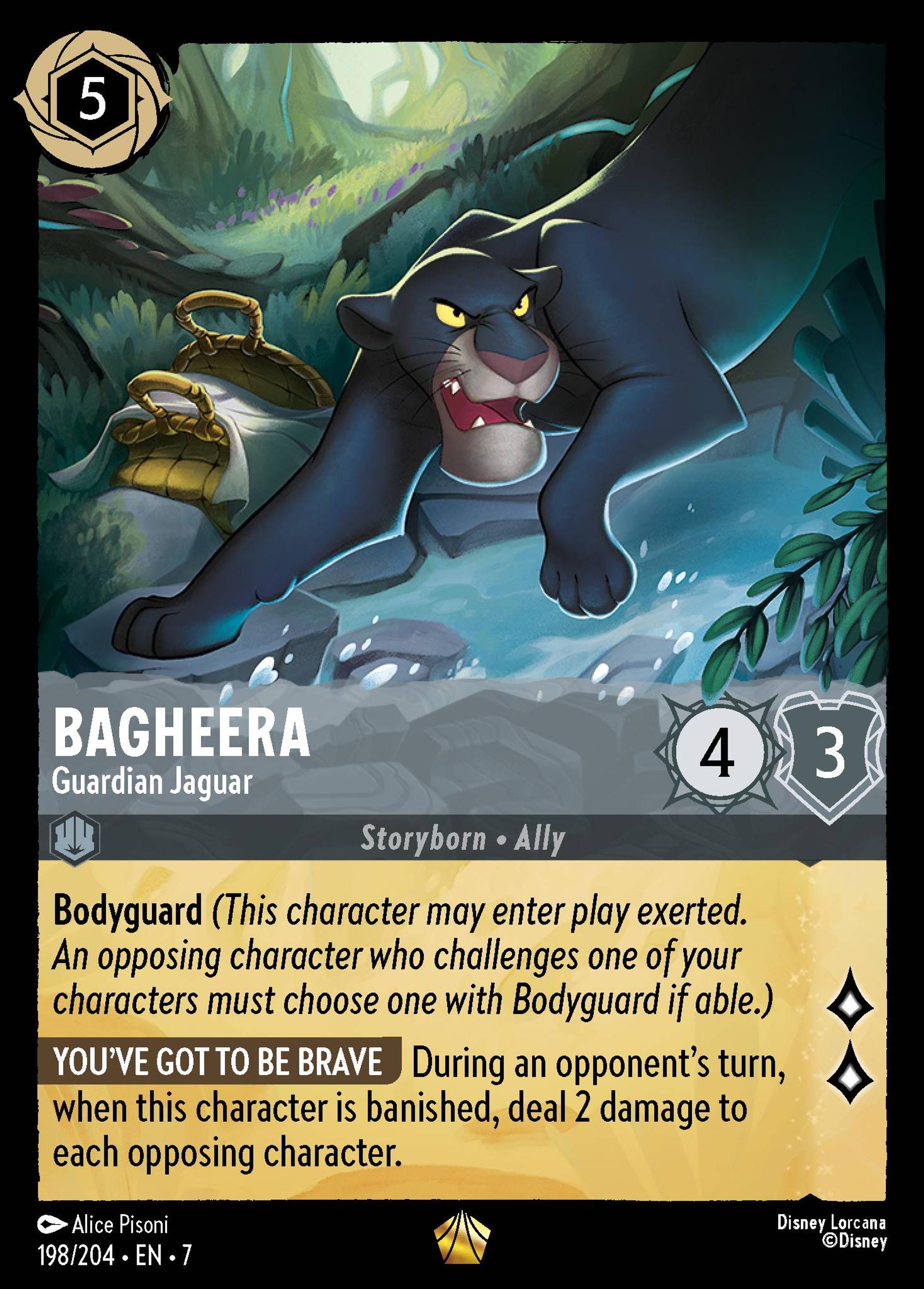 Bagheera - Guardian Jaguar — Archazia's Island — Lorcana