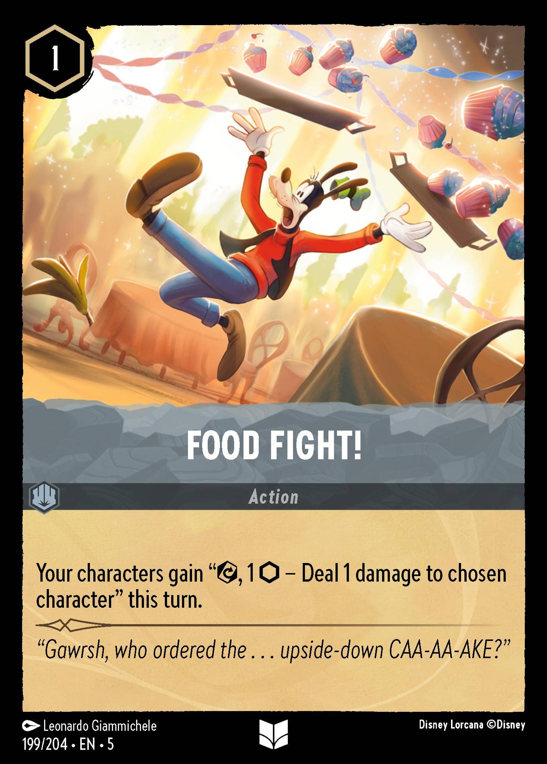 Food Fight! — Shimmering Skies — Lorcana