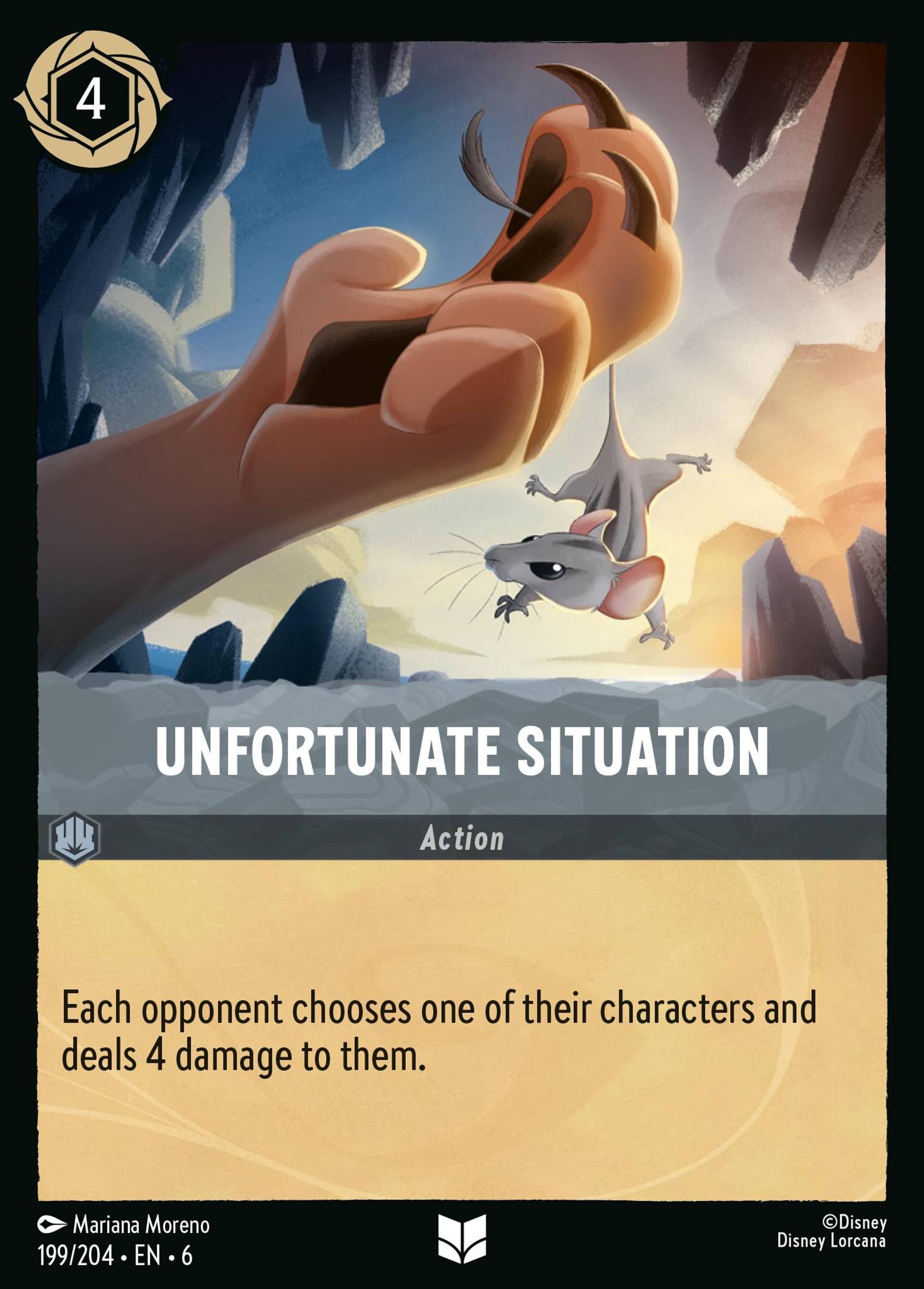 Unfortunate Situation — Azurite Sea — Lorcana