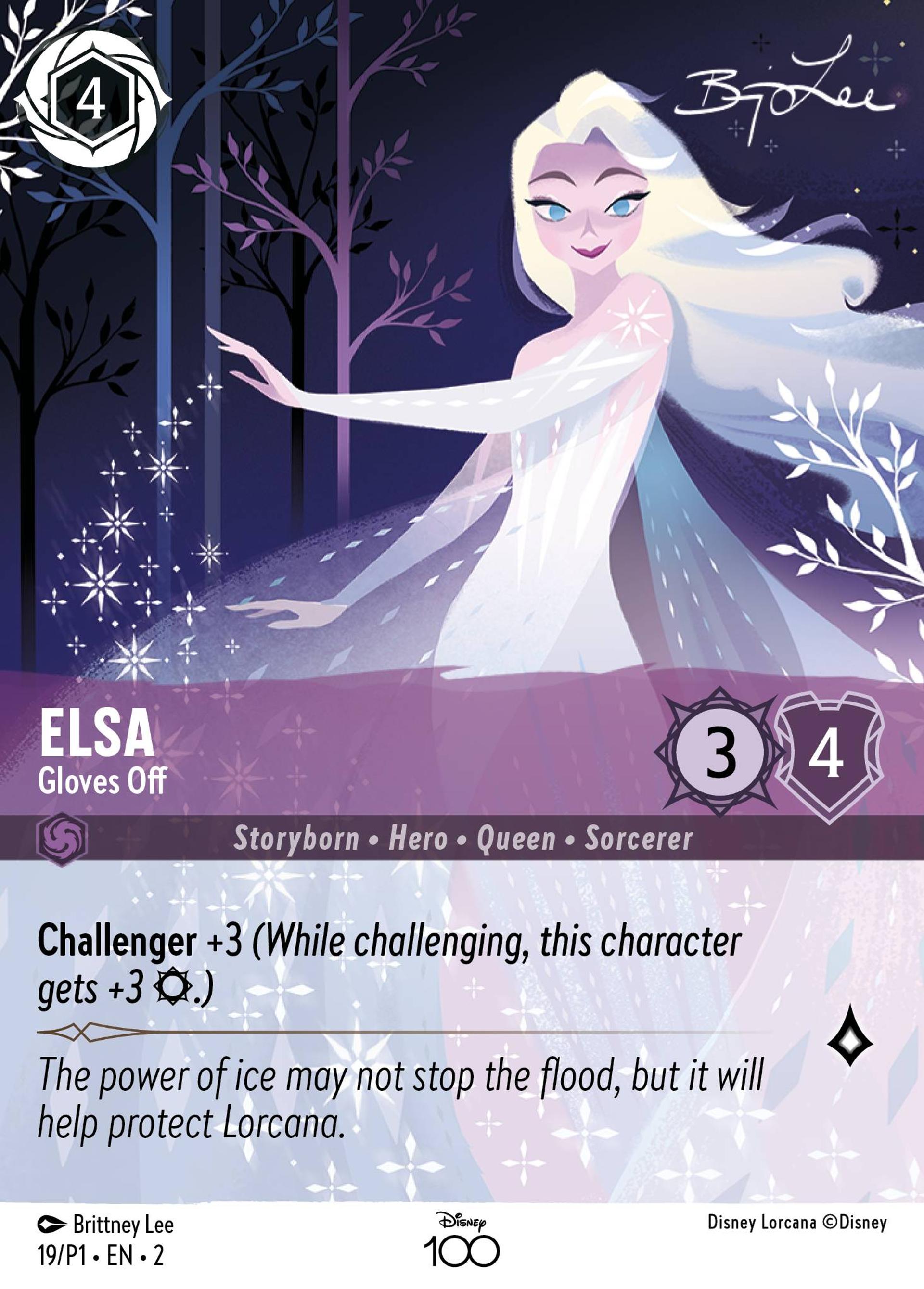 Elsa - Sans gants — Promos - Year 1 — Lorcana