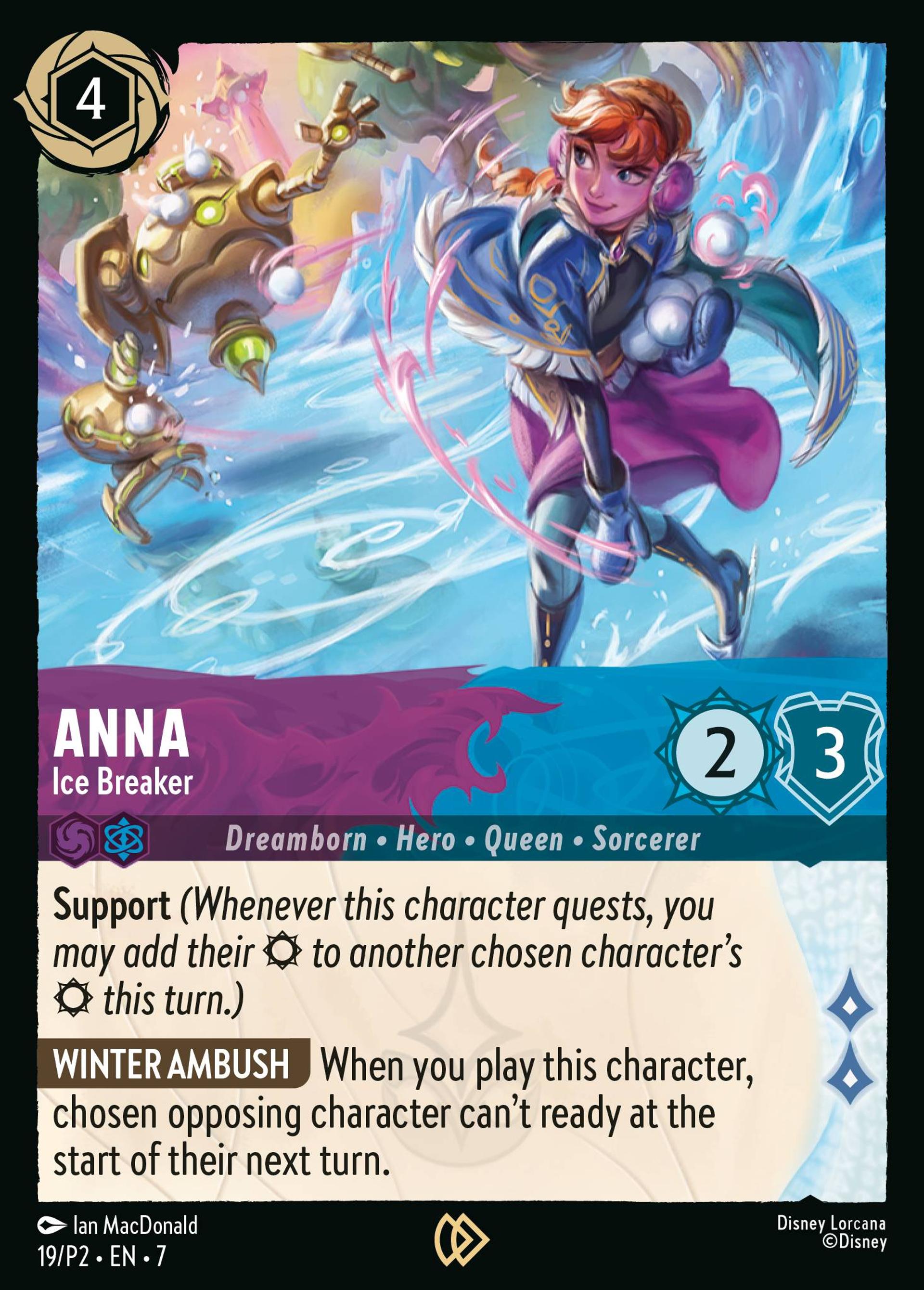 Anna - Briseuse de glace — Promos - Year 2 — Lorcana