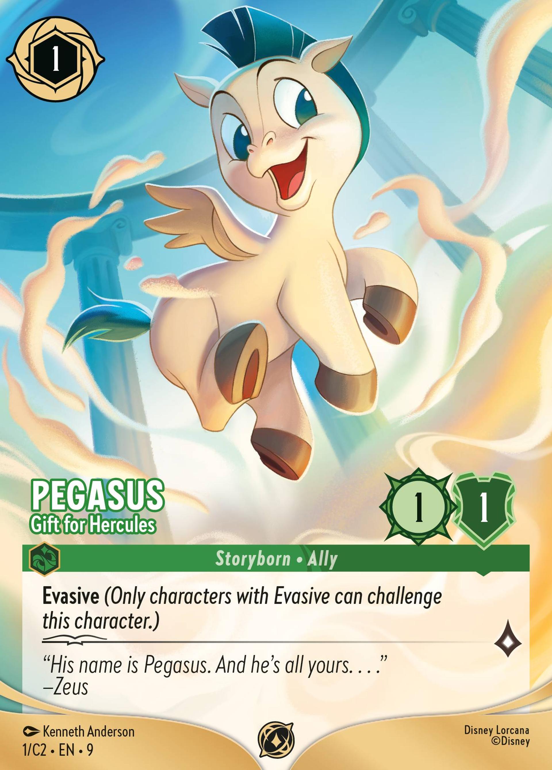 Pegasus - Gift for Hercules — Challenge Promos #2 — Lorcana