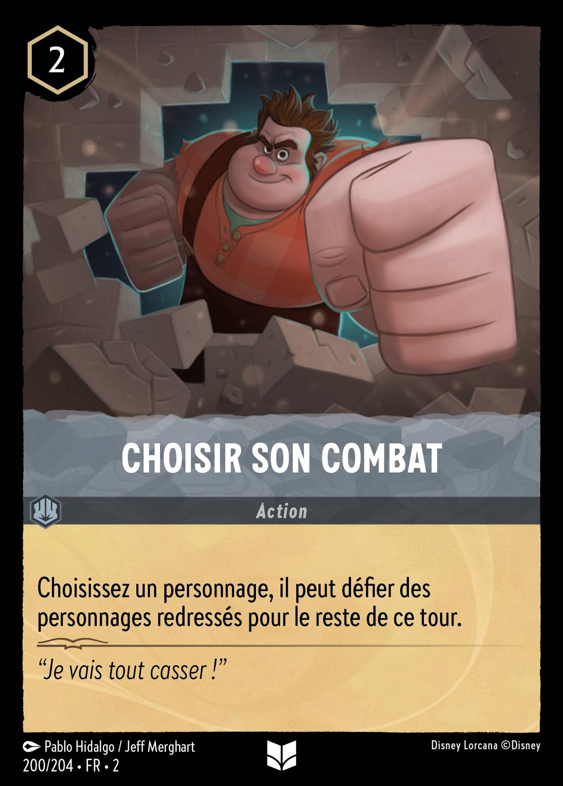 Choisir son combat — Rise of the Floodborn — Lorcana