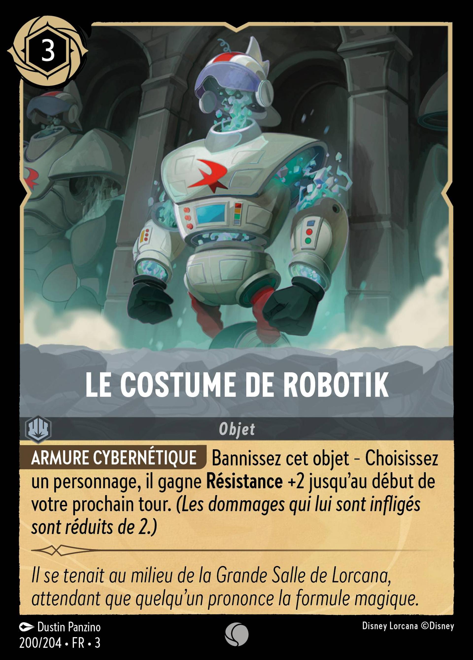 Le costume de Robotik — Into the Inklands — Lorcana