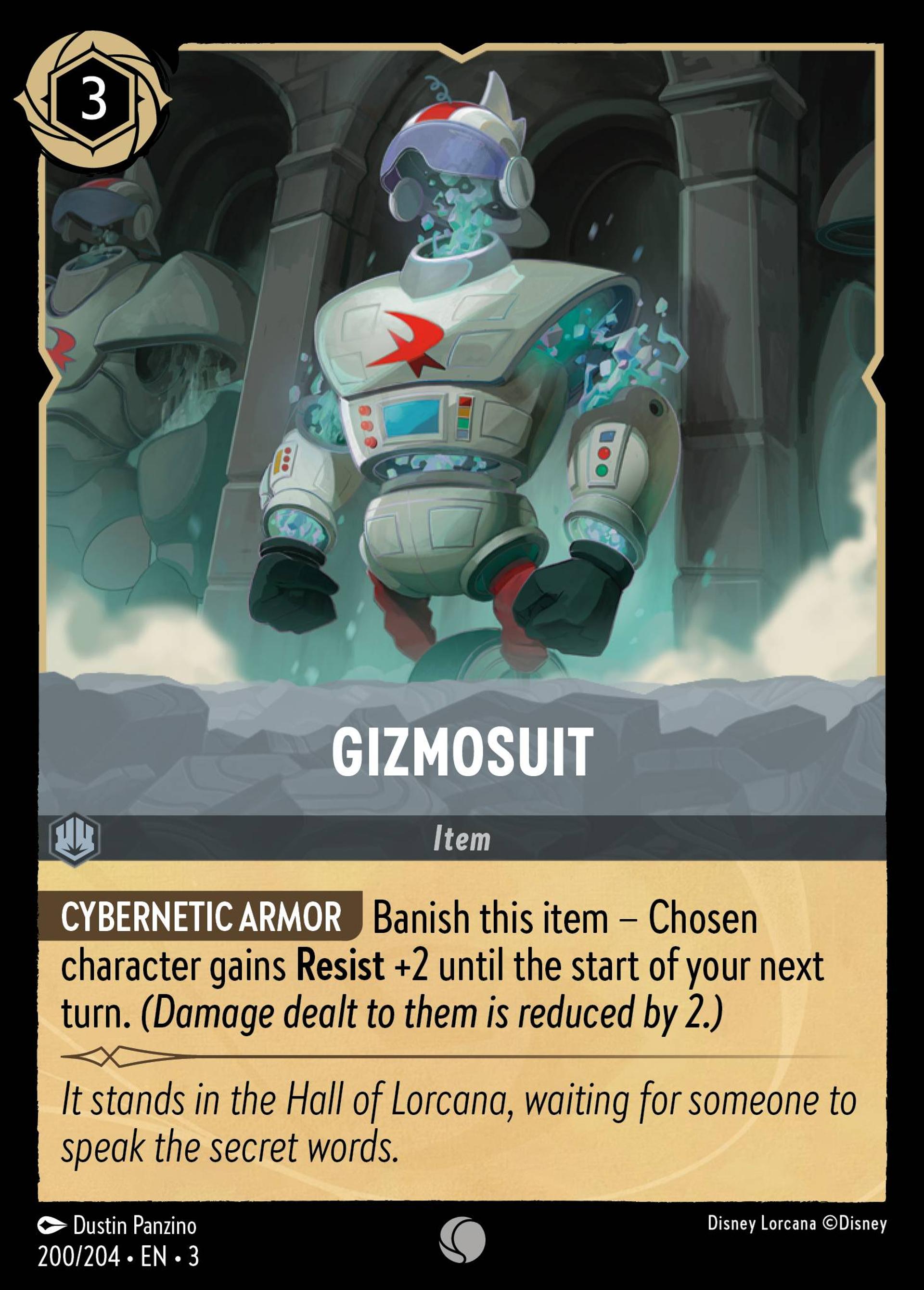 Le costume de Robotik — Into the Inklands — Lorcana