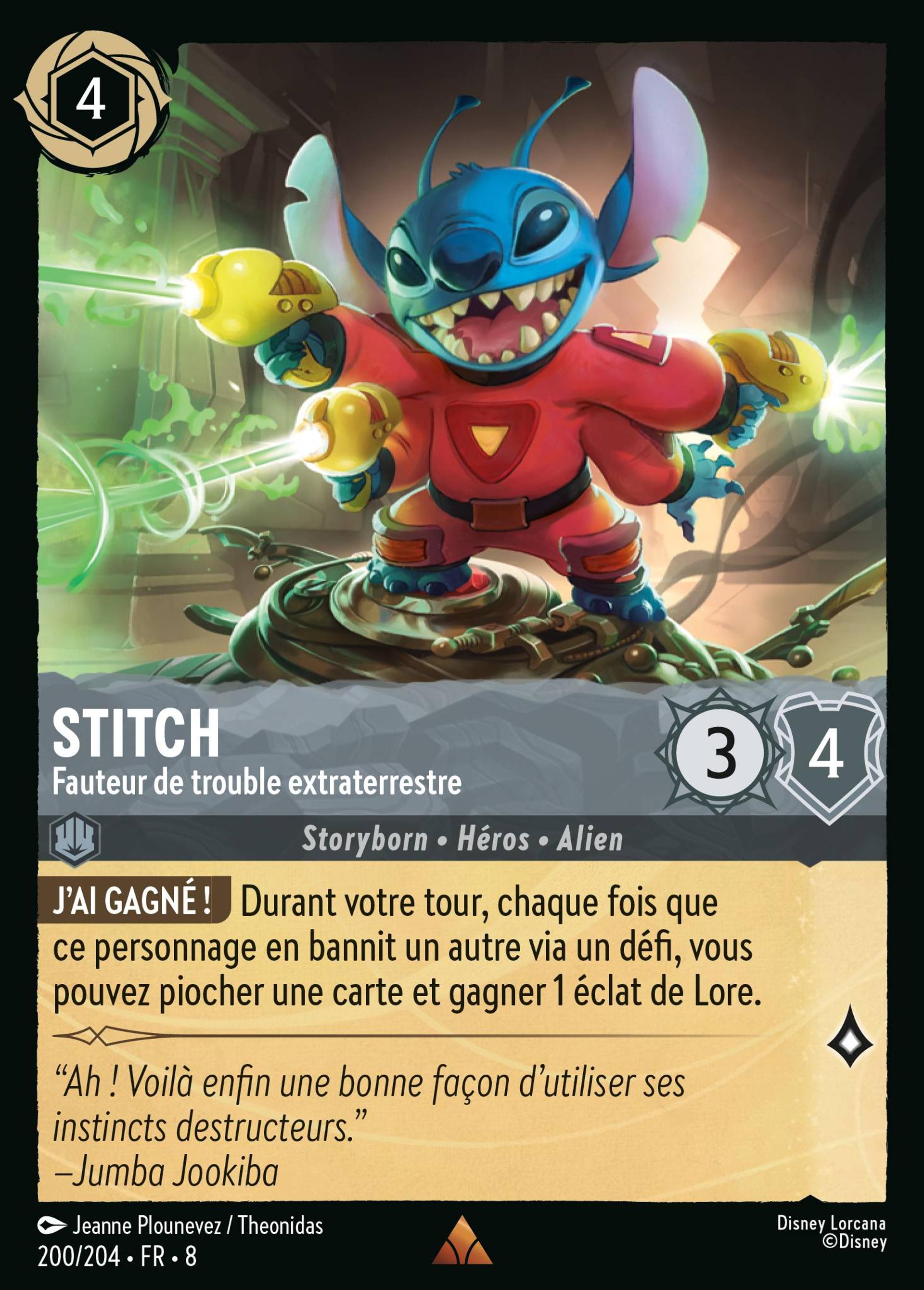 Stitch - Fauteur de trouble extraterrestre — The Reign of Jafar — Lorcana