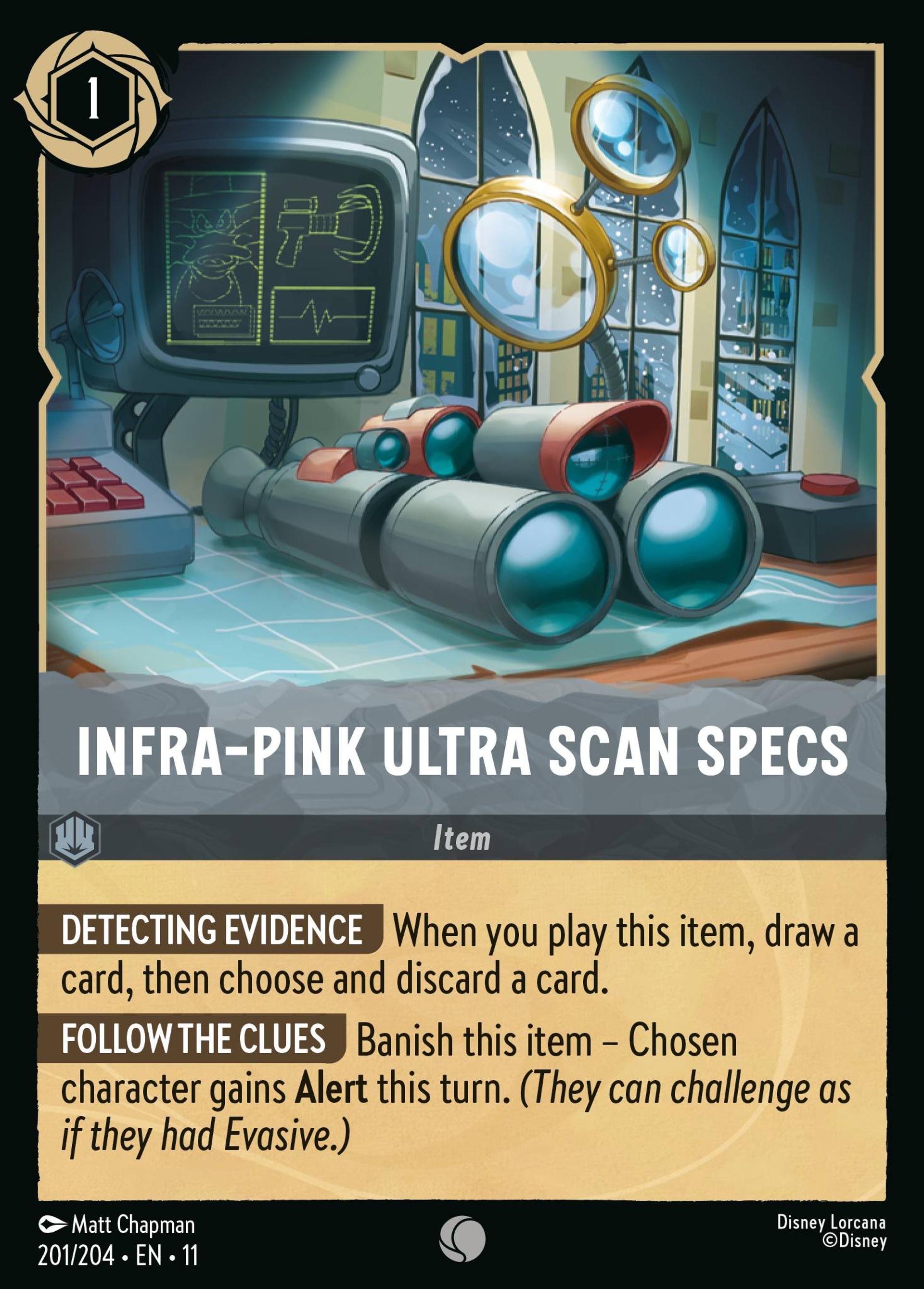 Infra-Pink Ultra Scan Specs — Winterspell — Lorcana