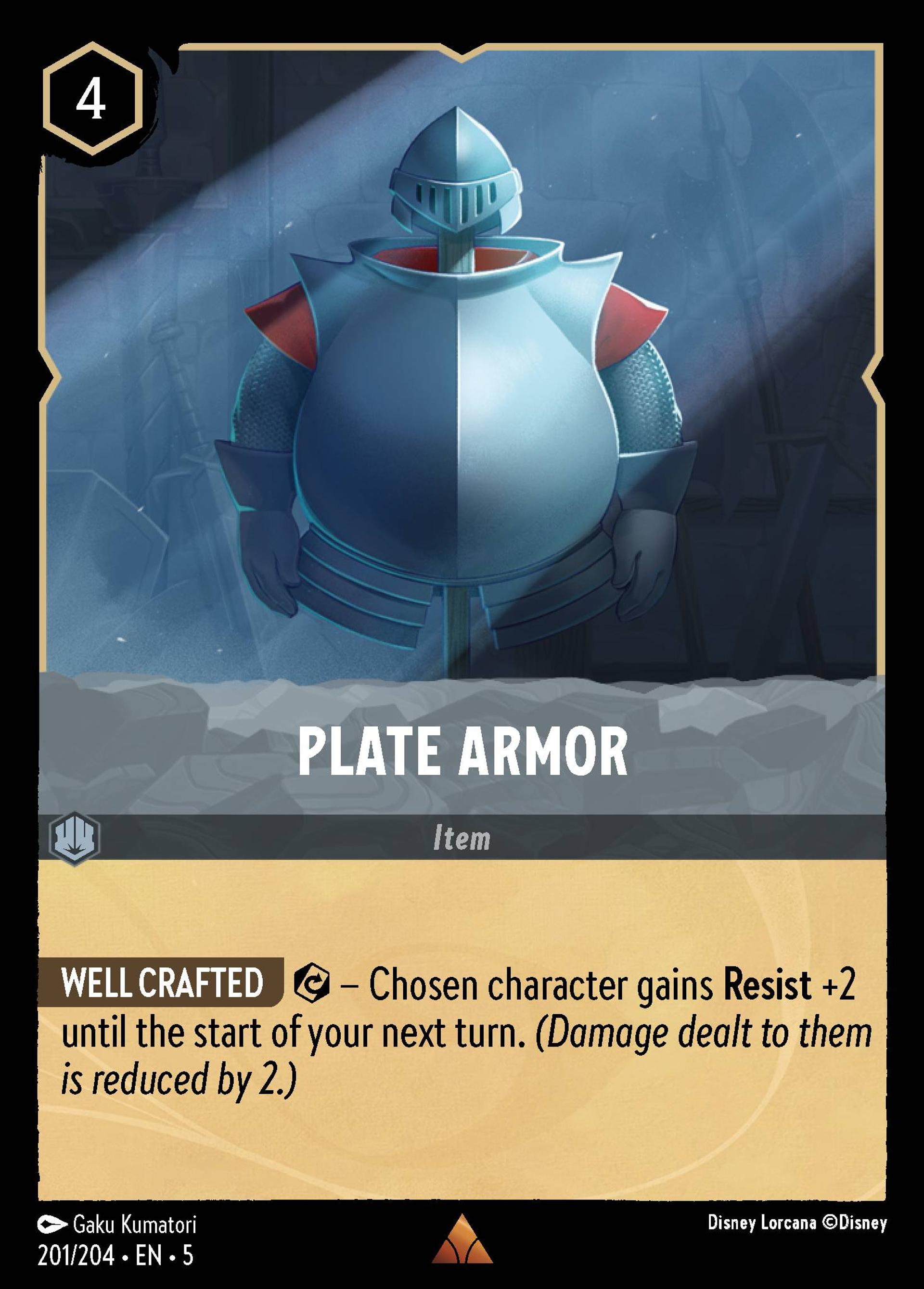 Plate Armor — Shimmering Skies — Lorcana