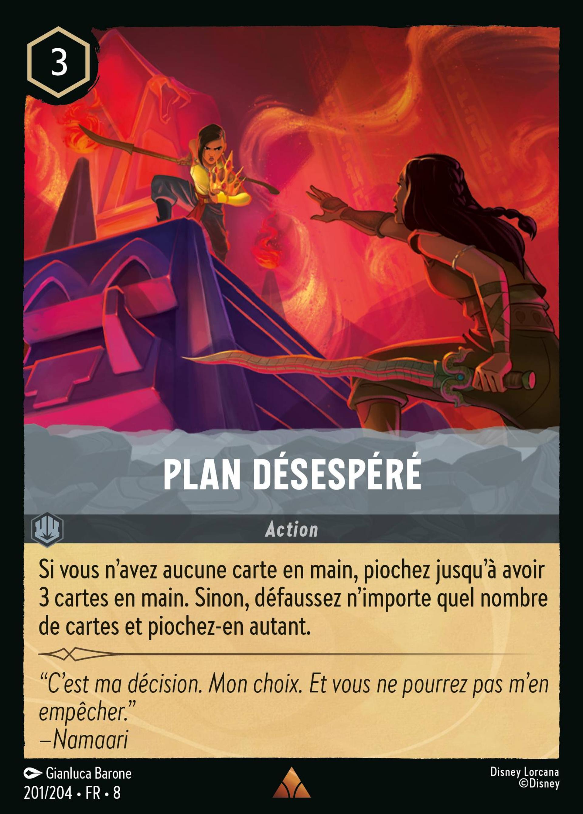 Plan désespéré — The Reign of Jafar — Lorcana