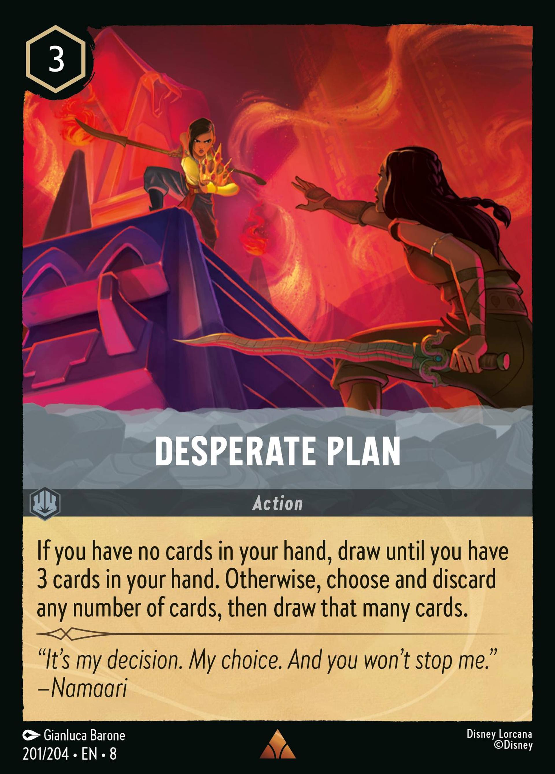 Desperate Plan — The Reign of Jafar — Lorcana