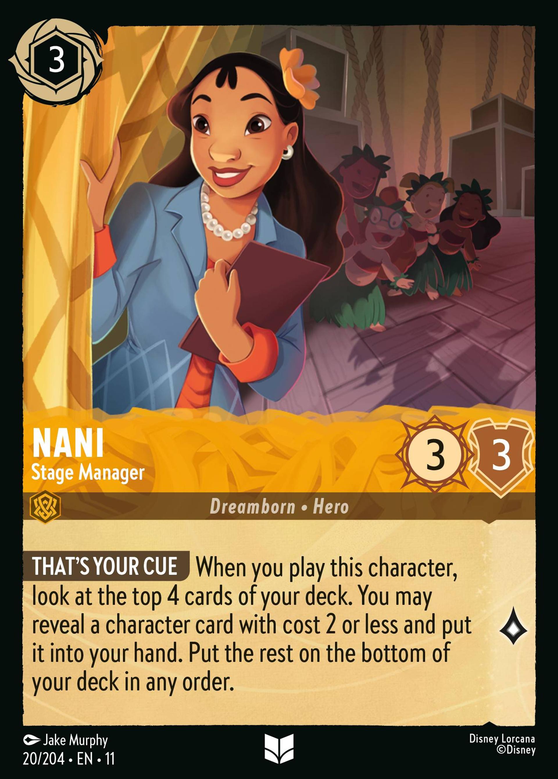 Nani - Stage Manager — Winterspell — Lorcana