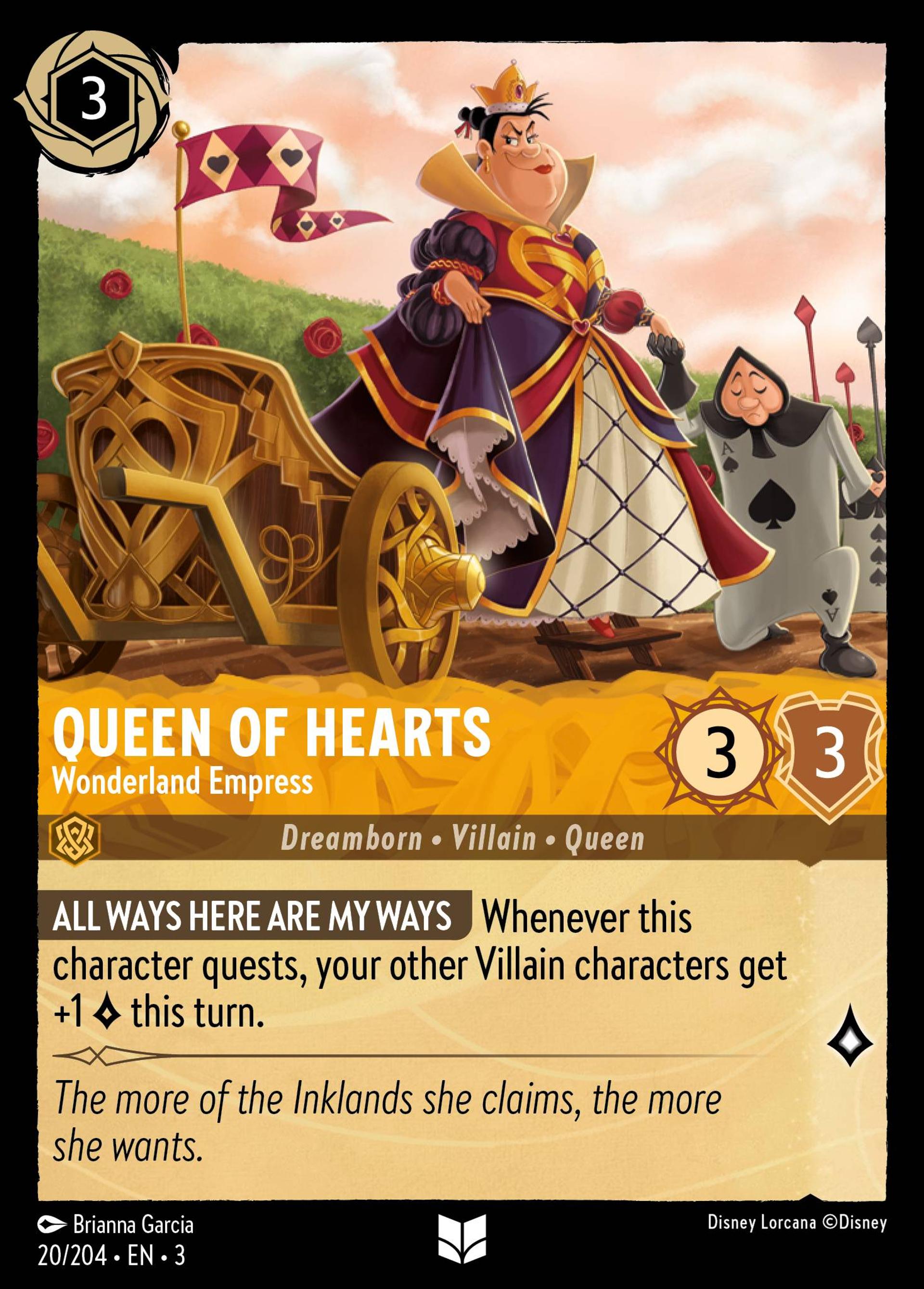 Queen of Hearts - Wonderland Empress — Into the Inklands — Lorcana