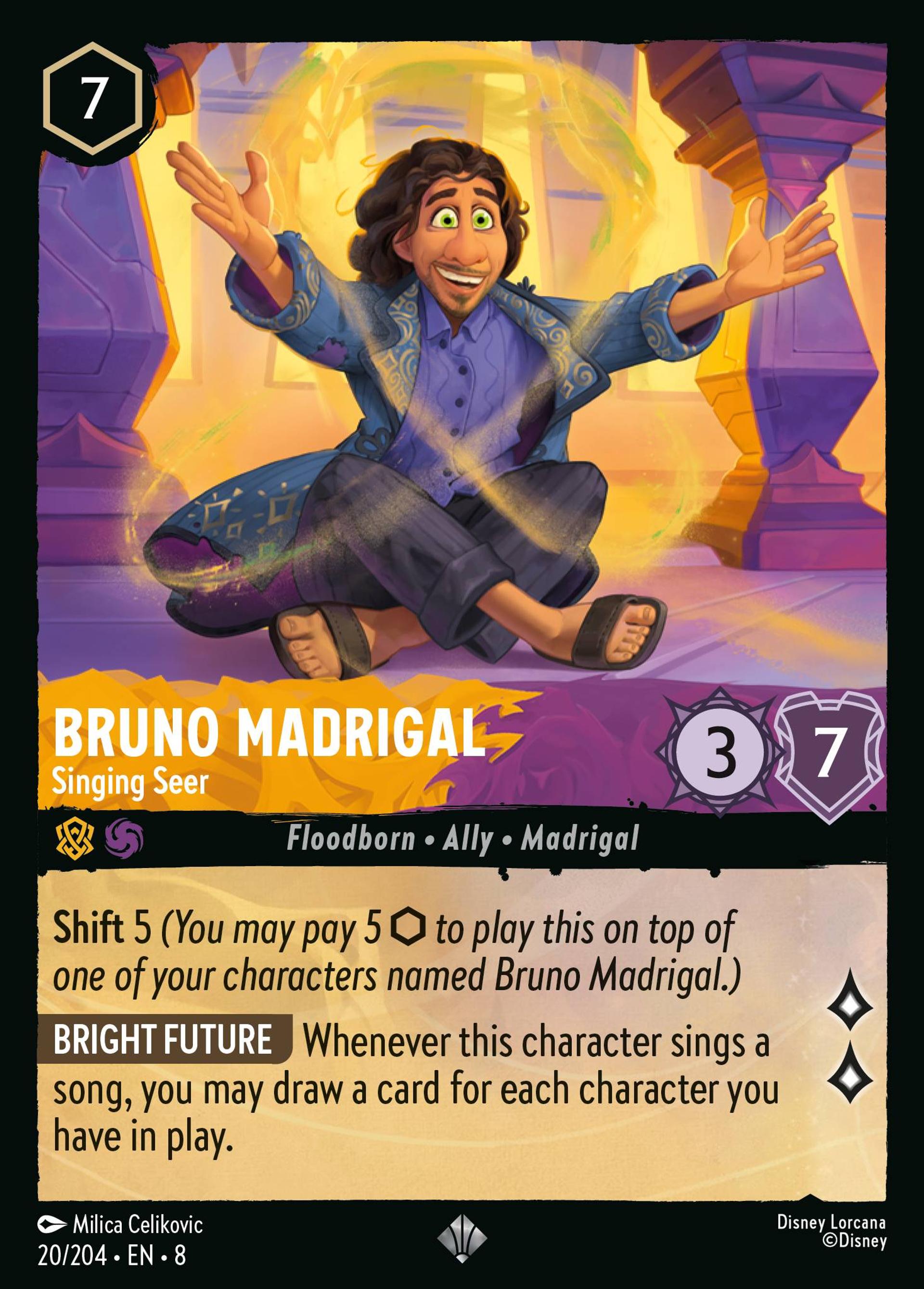 Bruno Madrigal - Singing Seer — The Reign of Jafar — Lorcana
