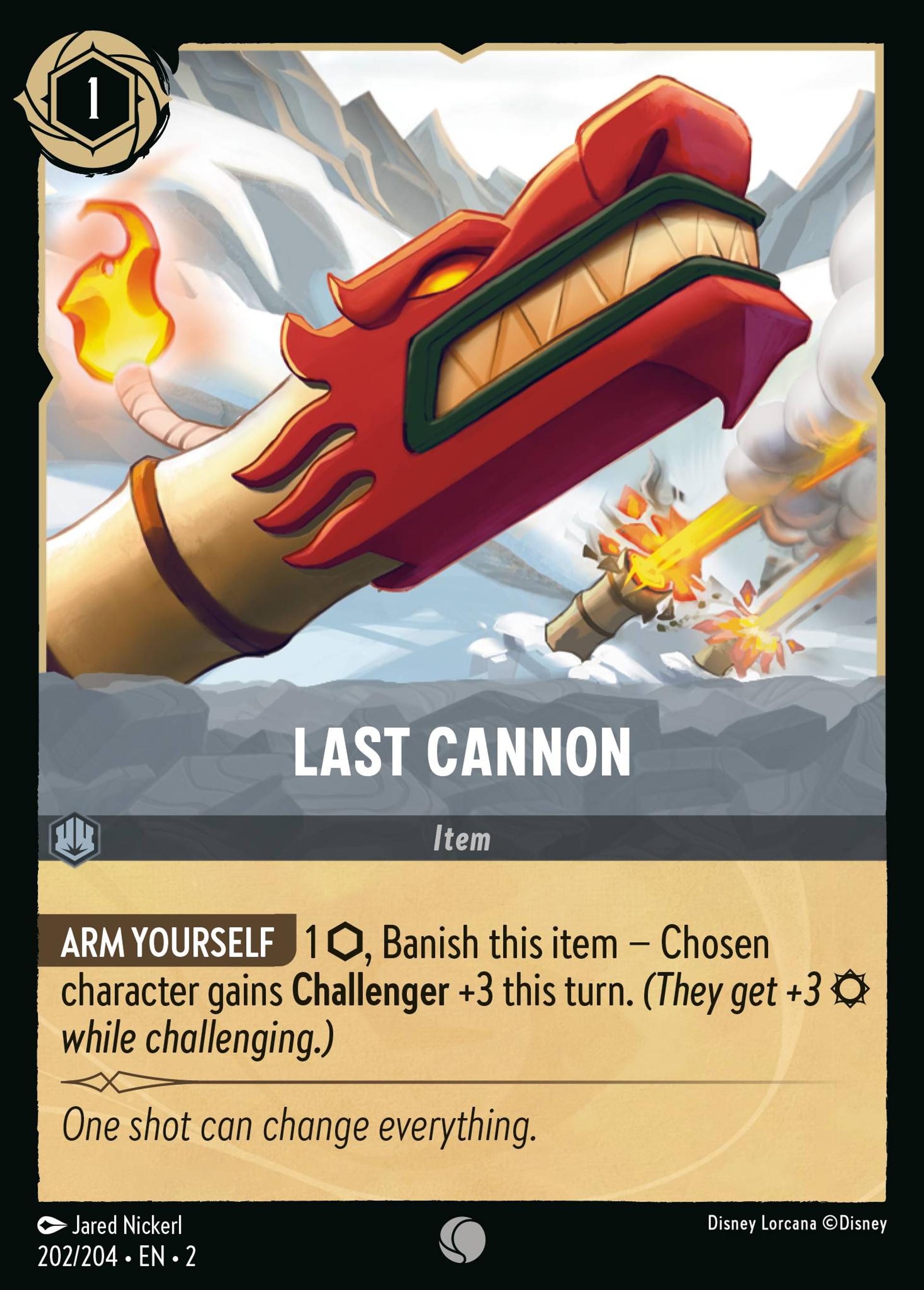 Last Cannon — Rise of the Floodborn — Lorcana