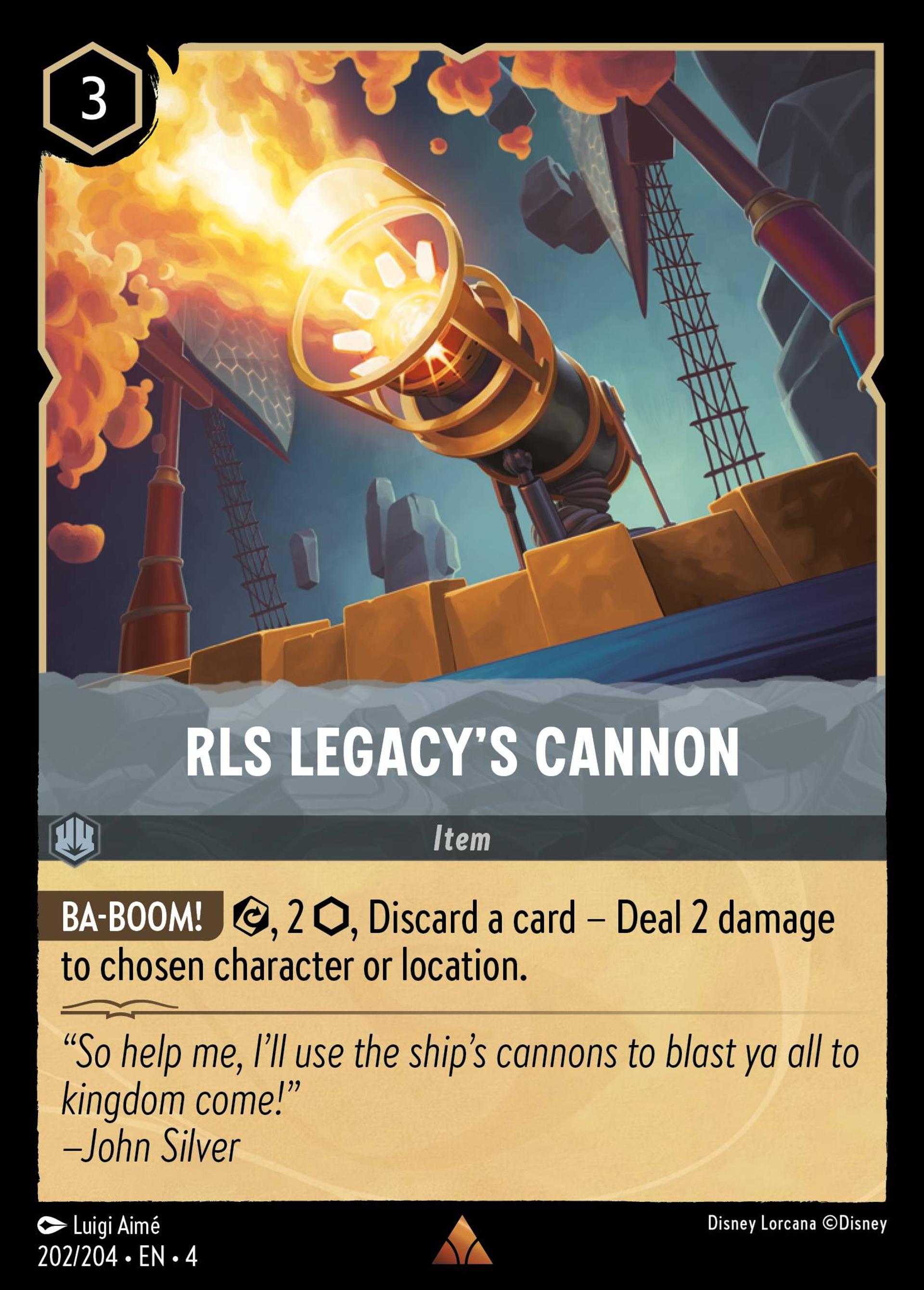 RLS Legacy's Cannon — Ursula's Return — Lorcana
