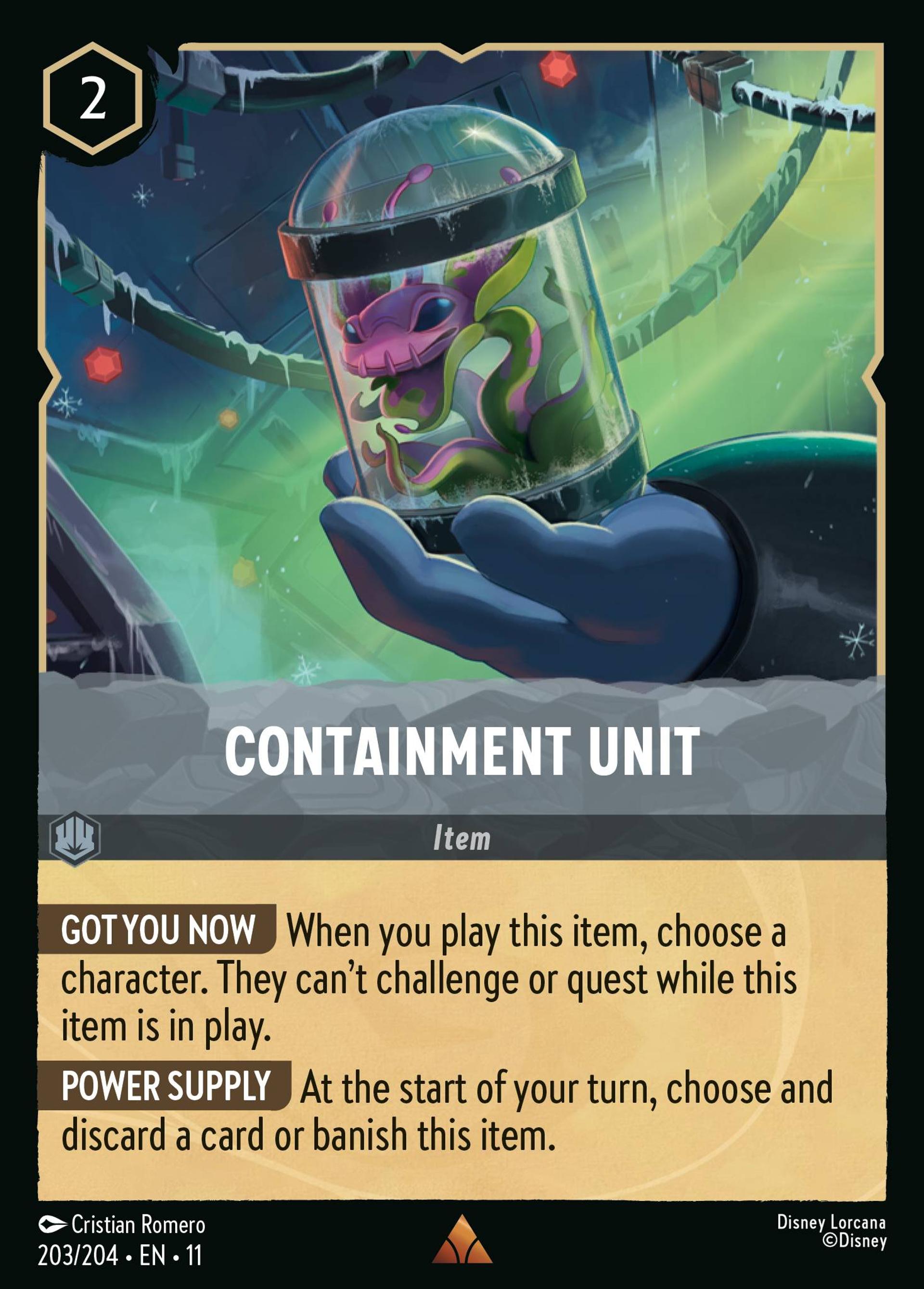 Unité de confinement — Winterspell — Lorcana