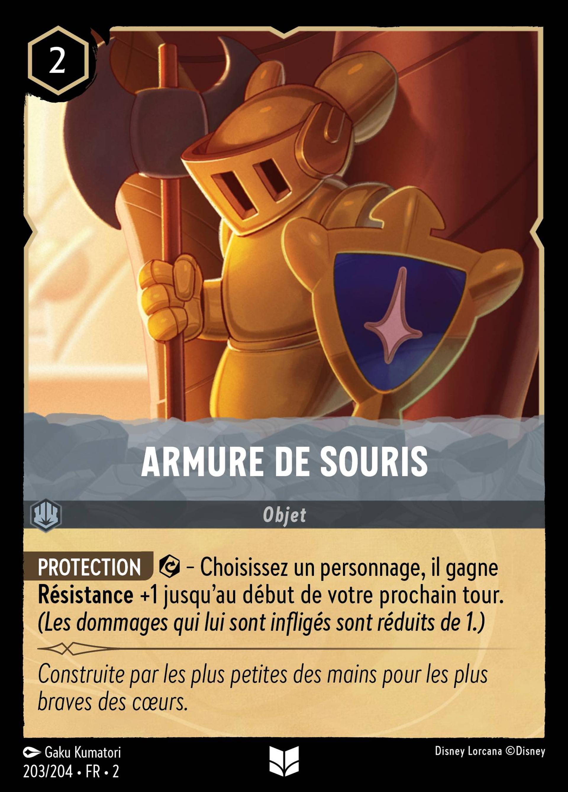 Armure de souris — Rise of the Floodborn — Lorcana