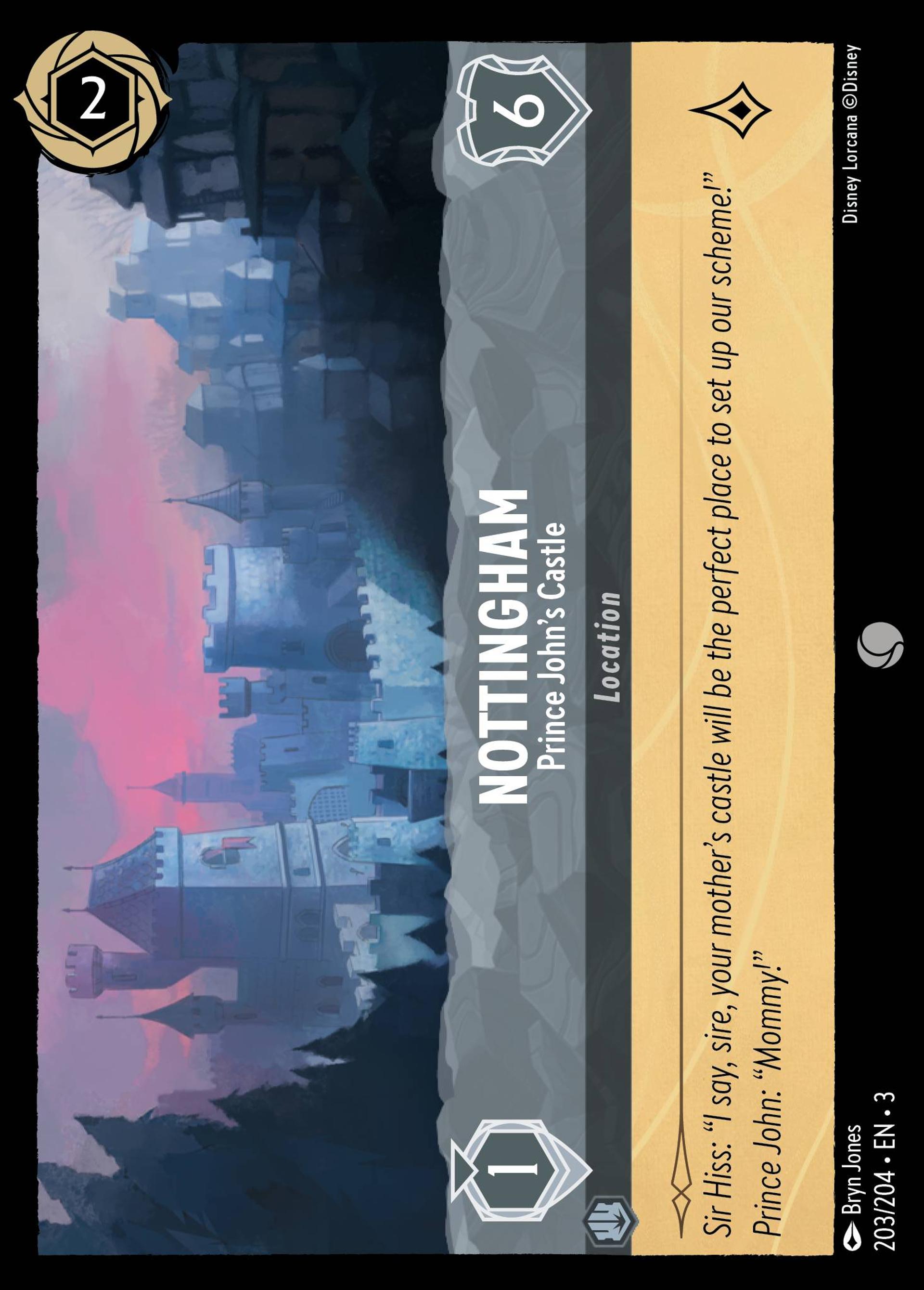 Nottingham - Château du Prince Jean — Into the Inklands — Lorcana
