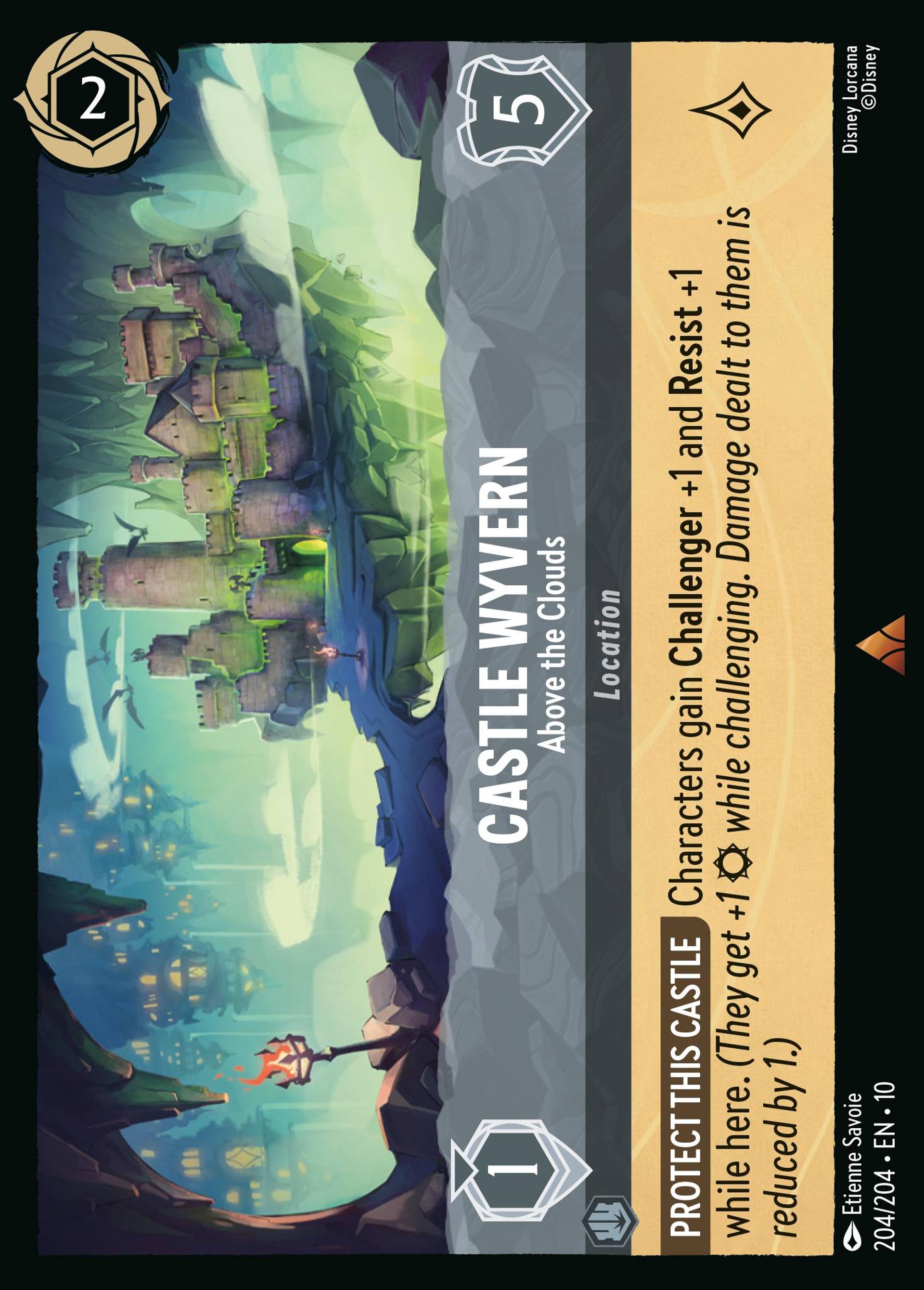 Castle Wyvern - Above the Clouds — Whispers in the Well — Lorcana