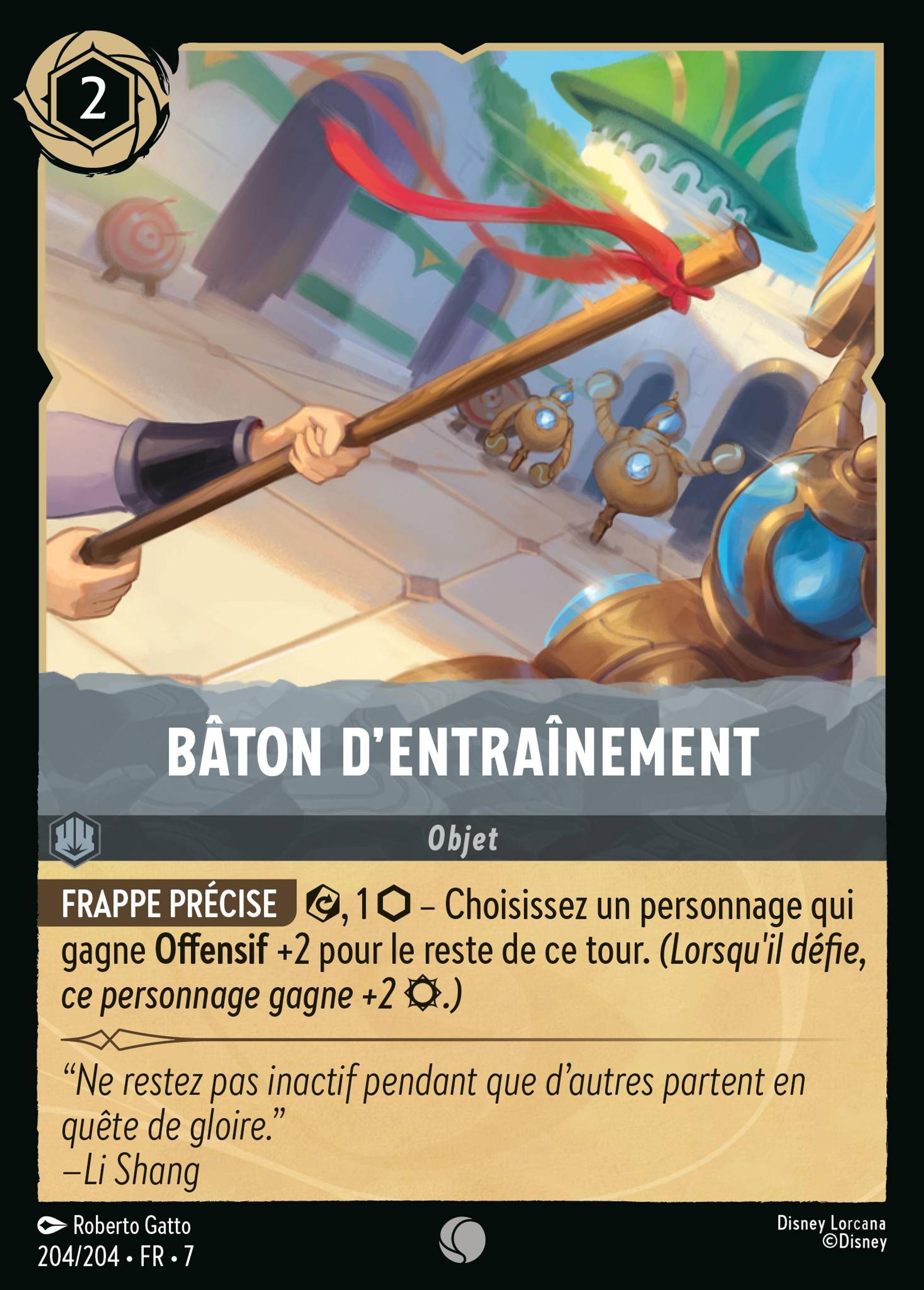 Bâton d'entraînement — Archazia's Island — Lorcana