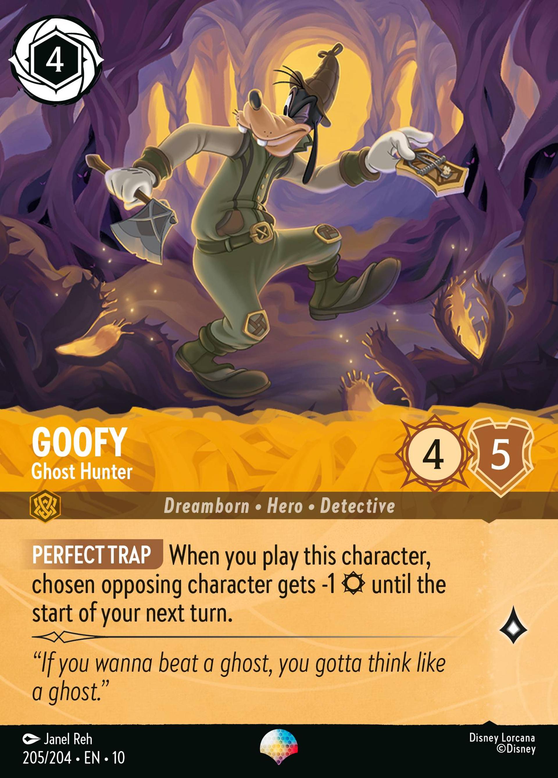 Goofy - Ghost Hunter — Whispers in the Well — Lorcana