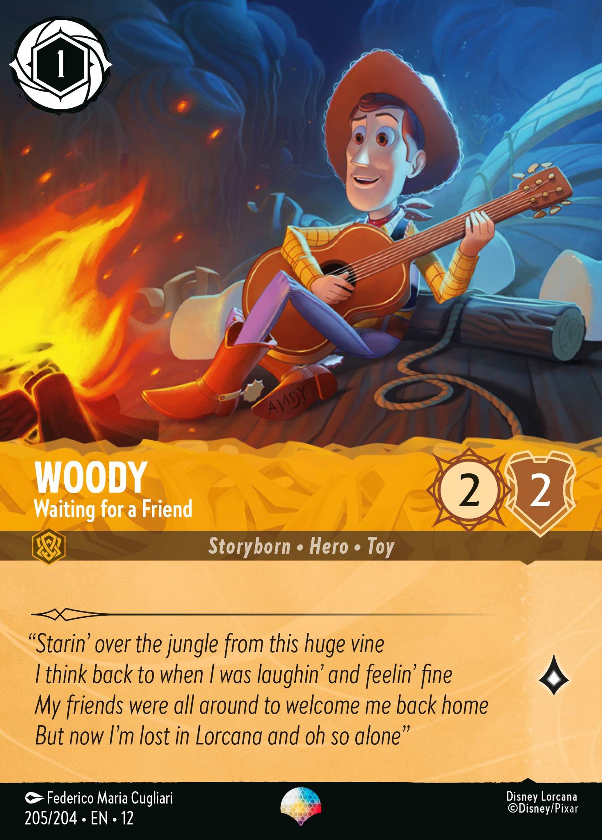 Woody - Attend un ami — Wilds Unknown — Lorcana