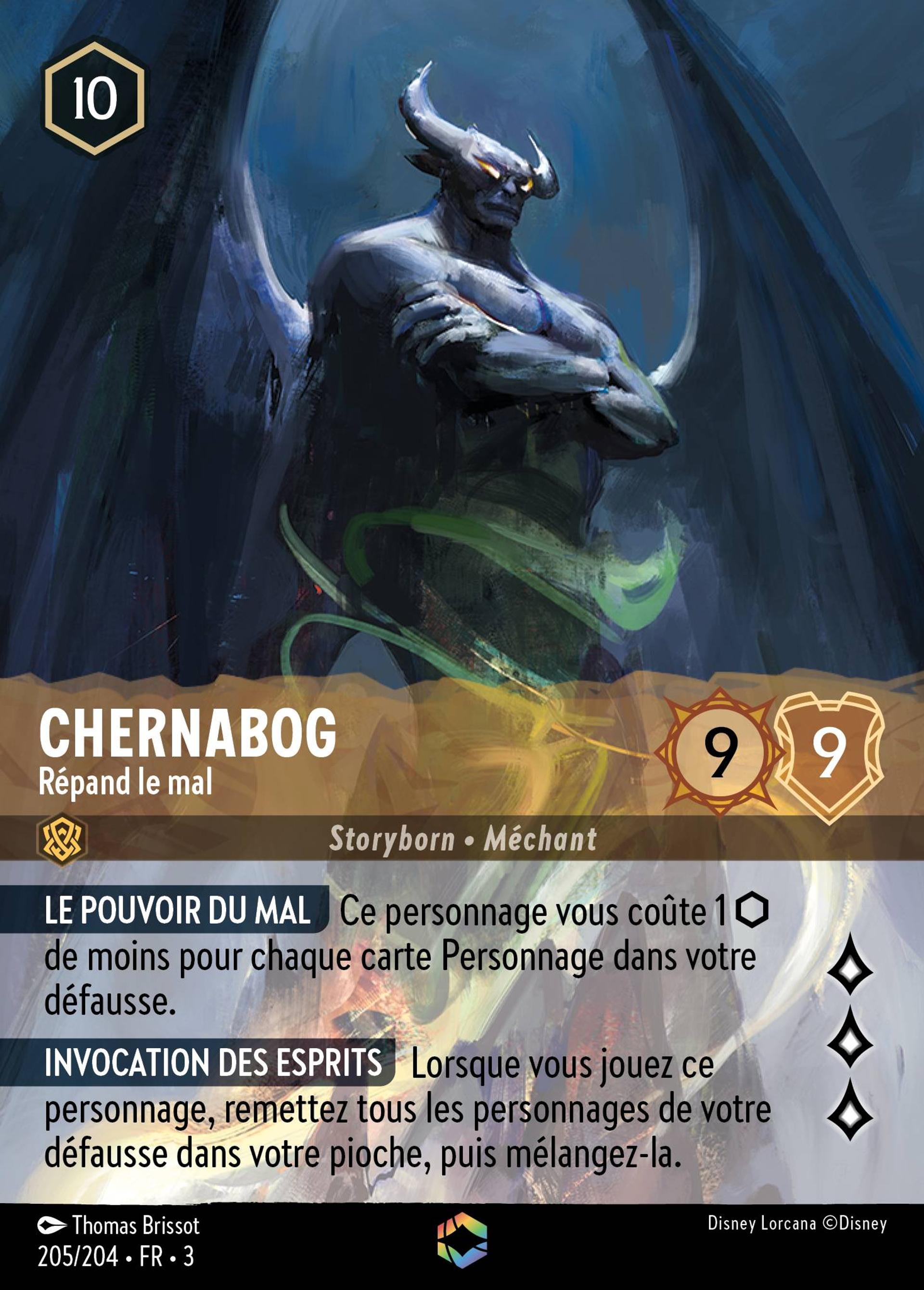 Chernabog - Répand le mal — Into the Inklands — Lorcana