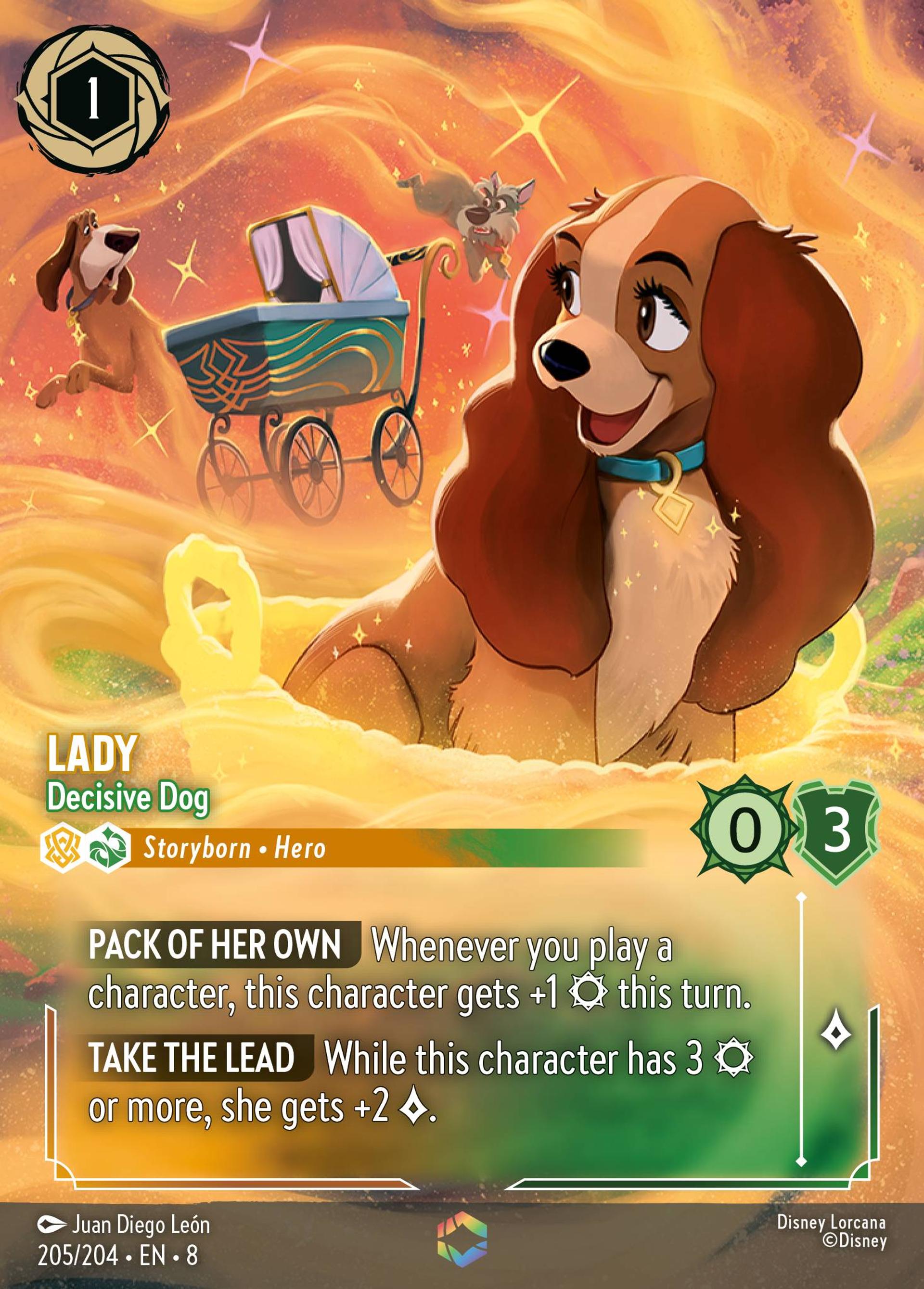 Lady - Decisive Dog — The Reign of Jafar — Lorcana