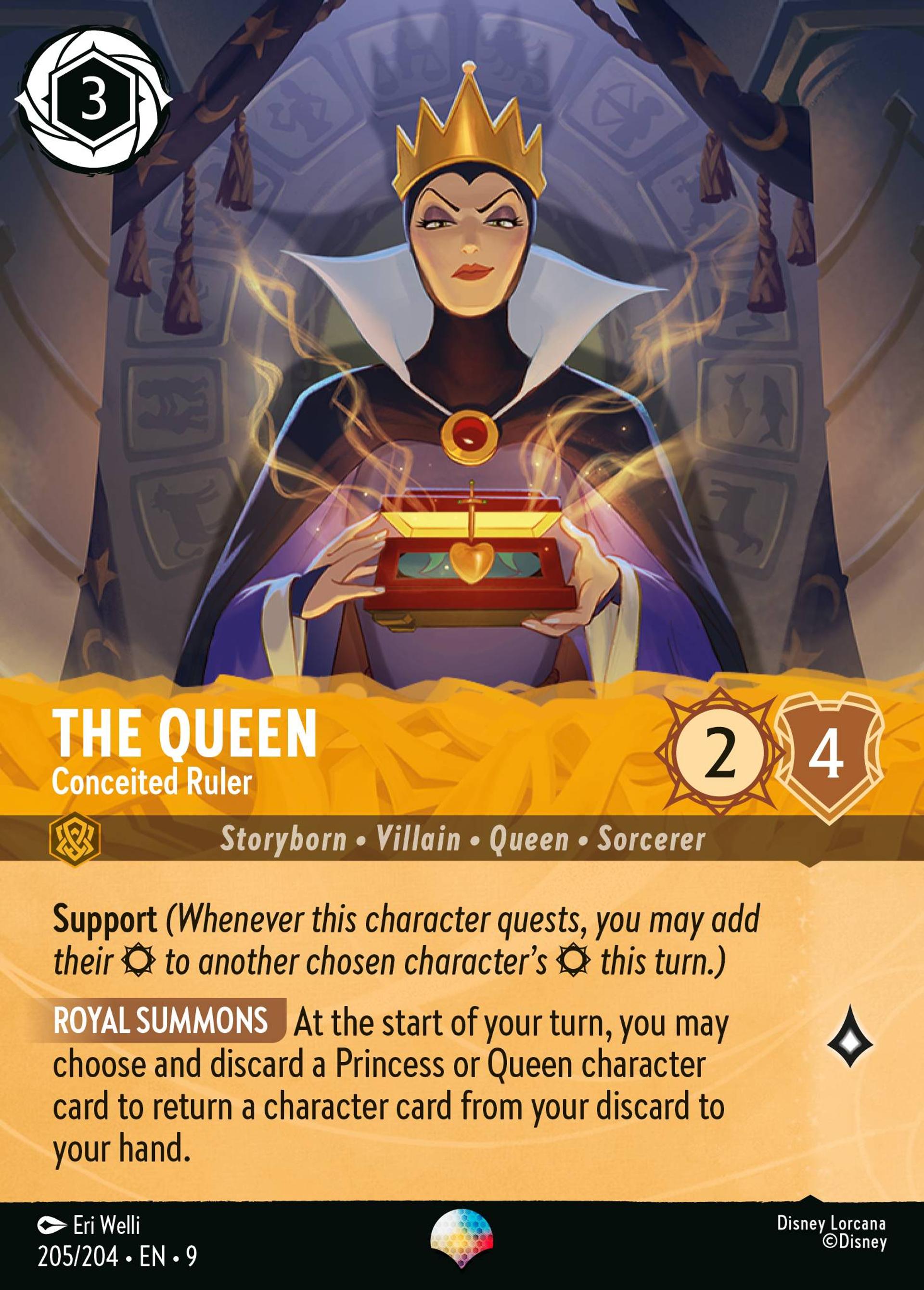 The Queen - Conceited Ruler — Fabled — Lorcana