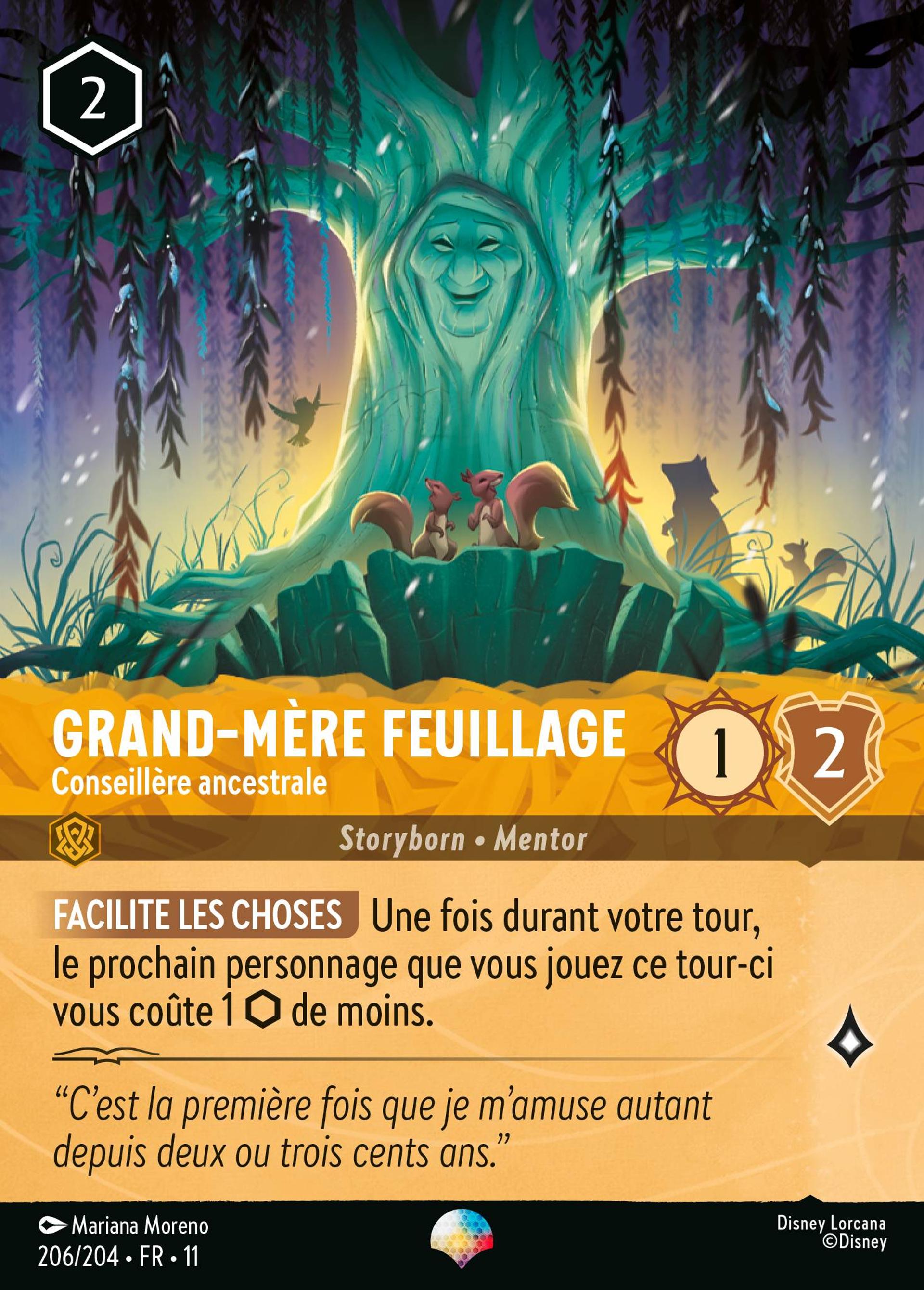 Grand-Mère Feuillage - Conseillère ancestrale — Winterspell — Lorcana