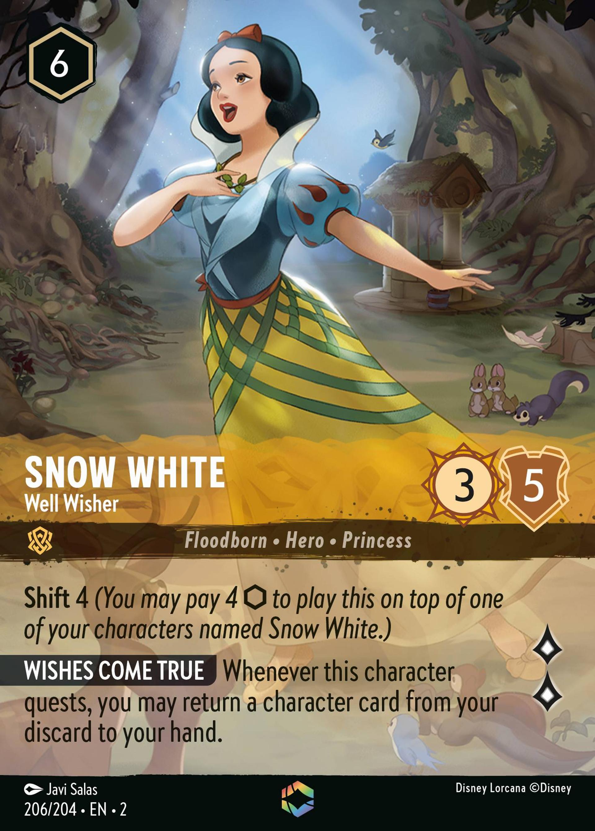 Blanche-Neige - Fait un vœu — Rise of the Floodborn — Lorcana