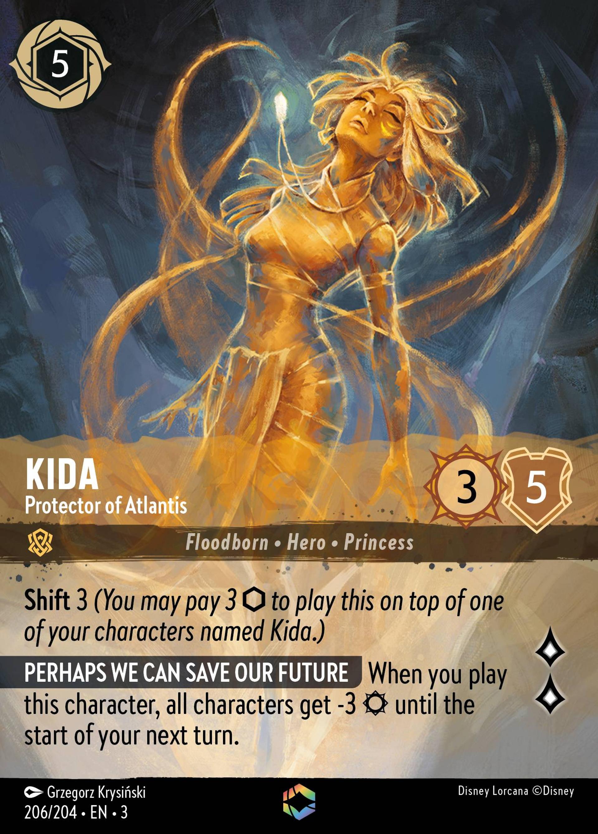 Kida - Protectrice de l'Atlantide — Into the Inklands — Lorcana