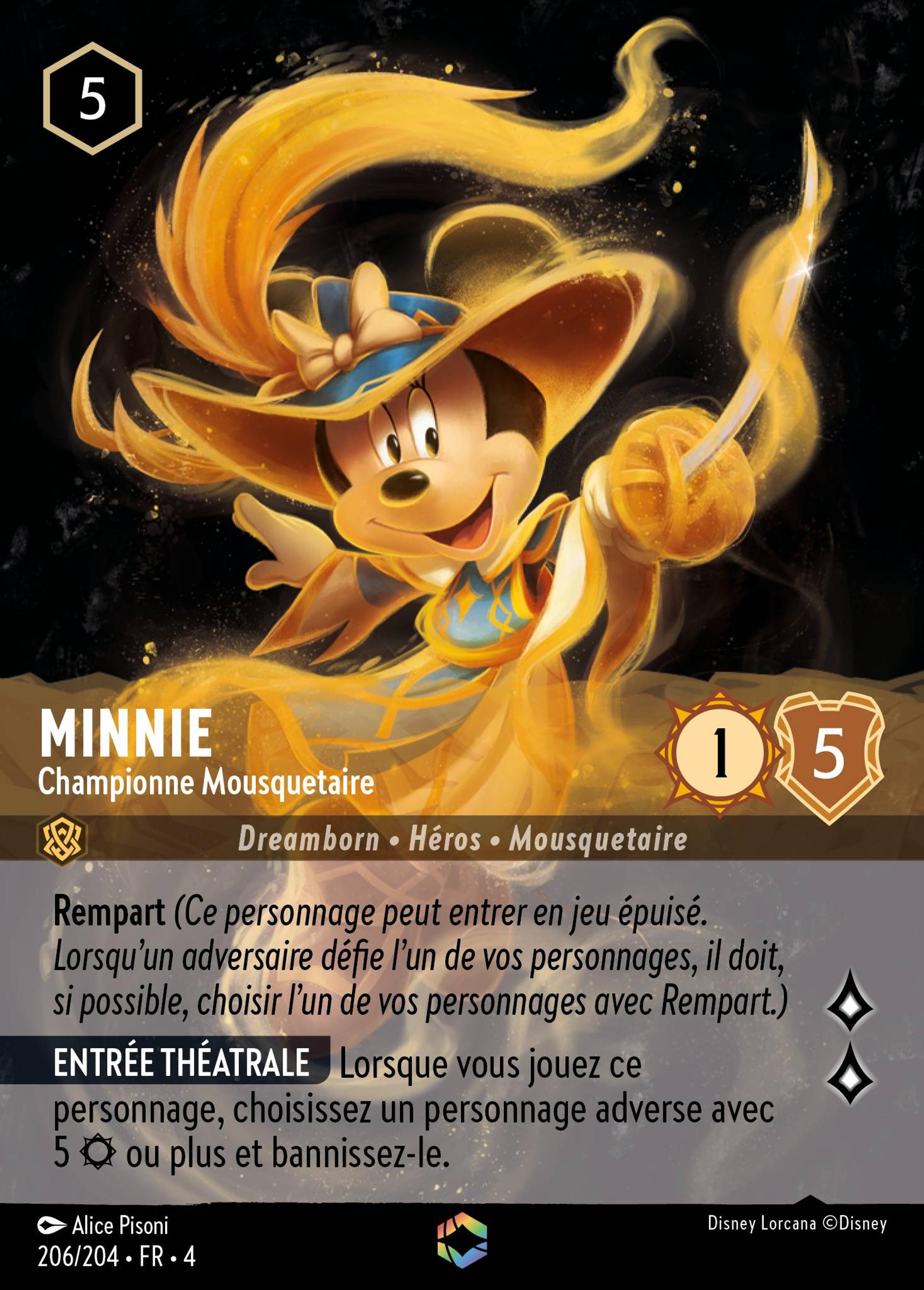 Minnie - Championne Mousquetaire — Ursula's Return — Lorcana
