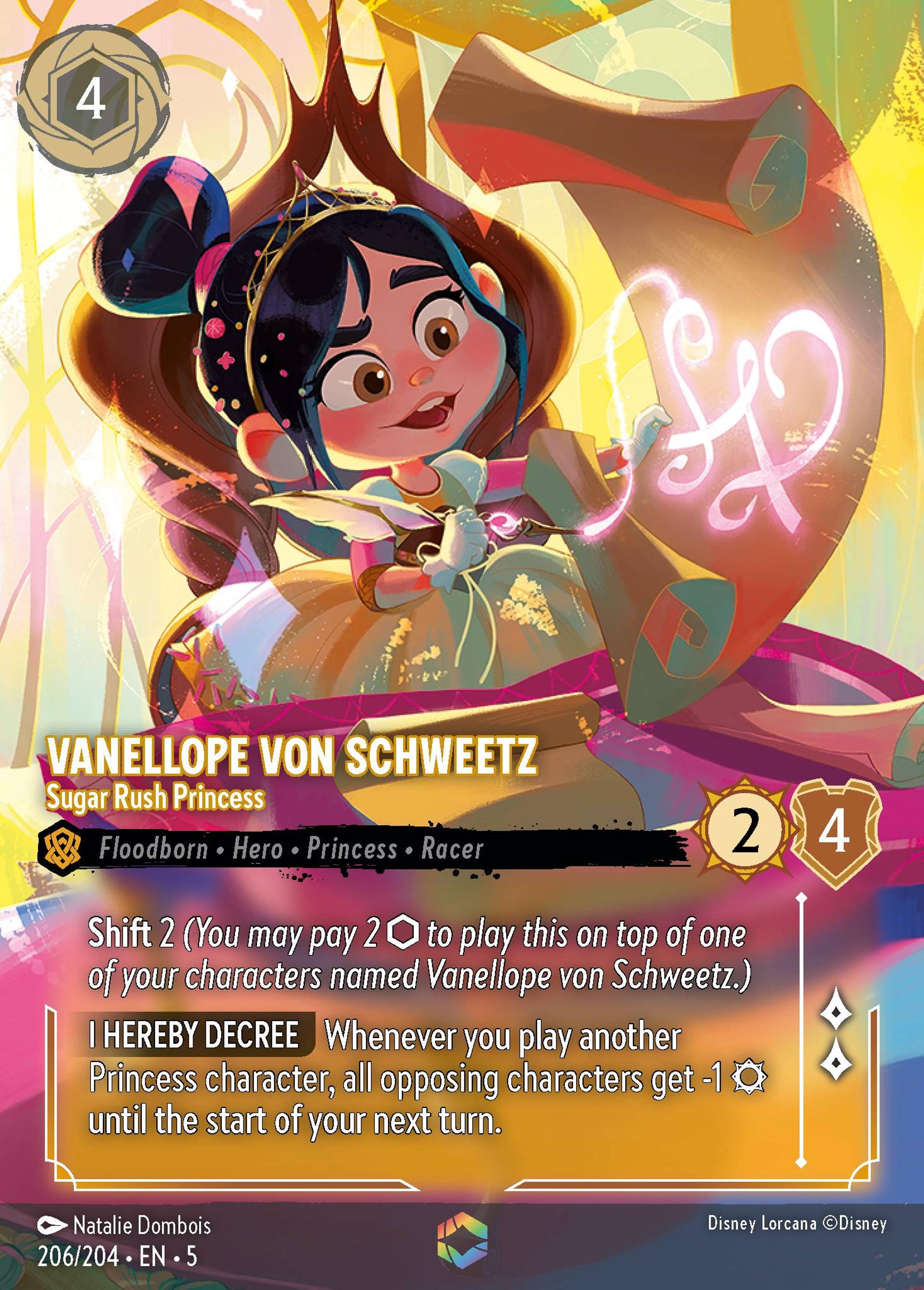 Vanellope von Schweetz - Sugar Rush Princess — Shimmering Skies — Lorcana