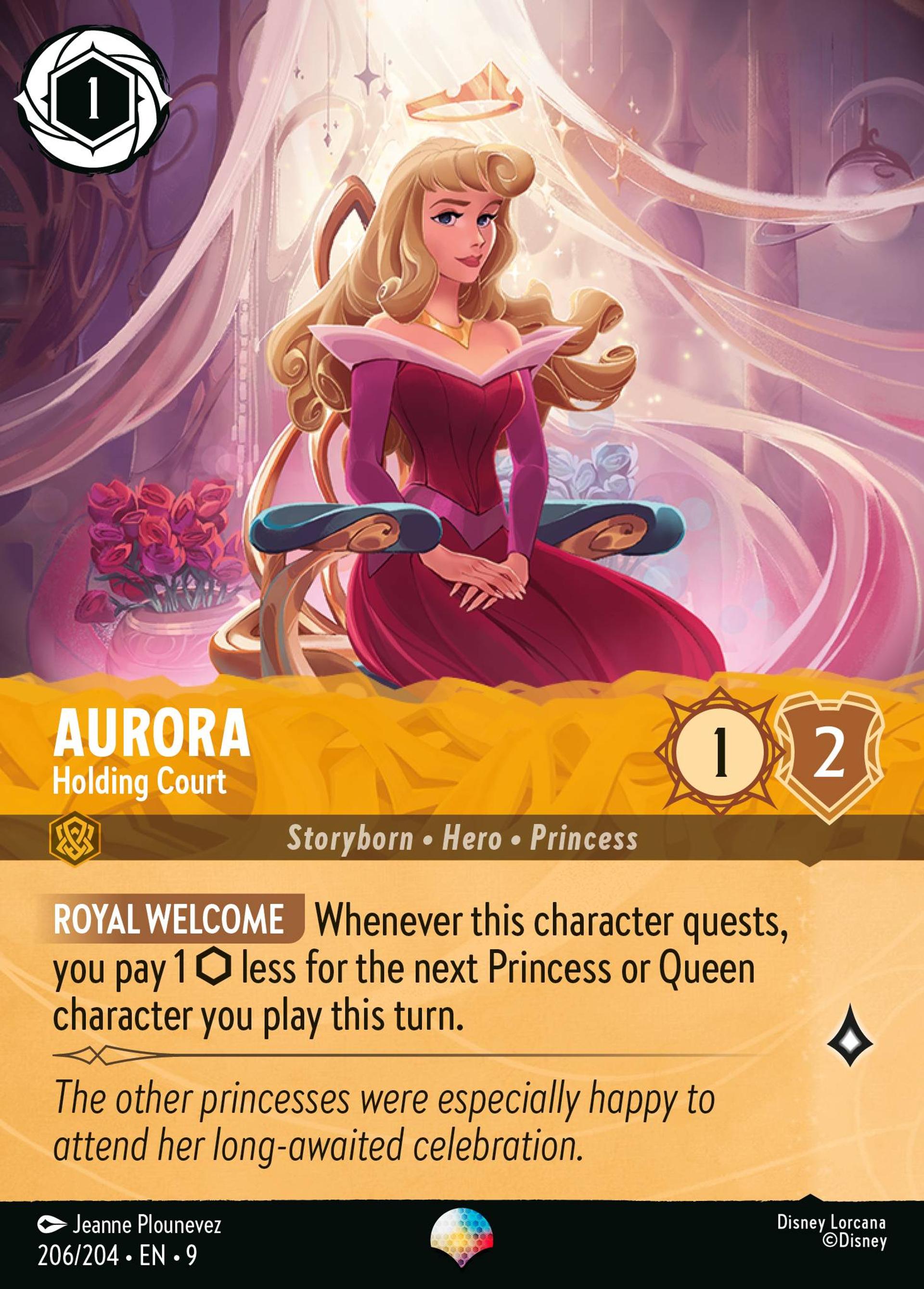 Aurora - Holding Court — Fabled — Lorcana